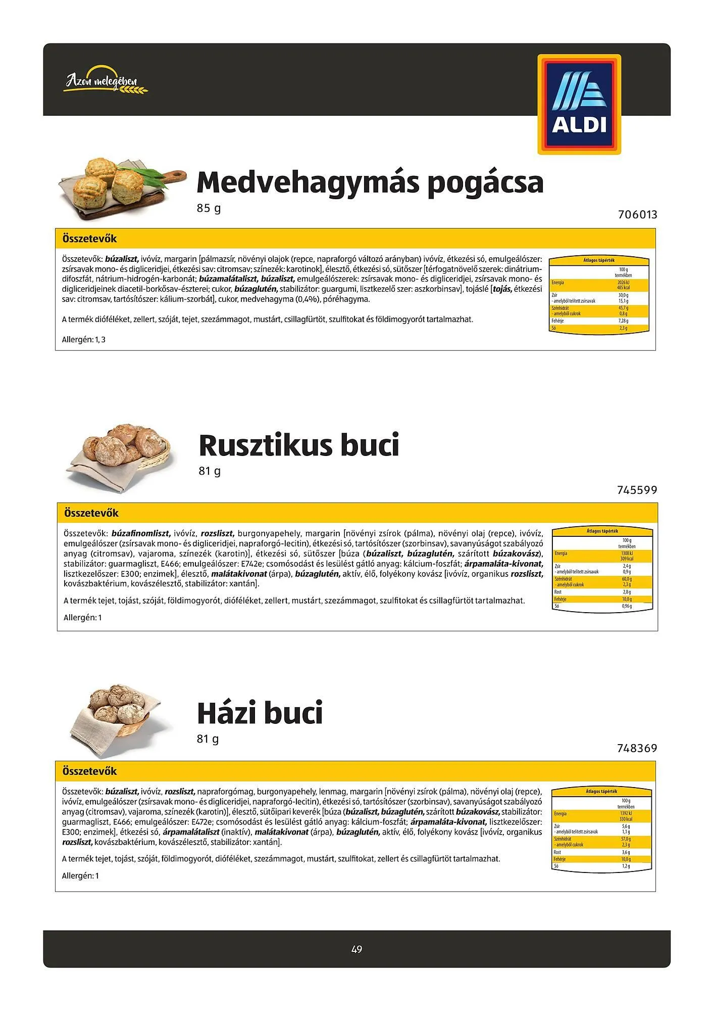 Katalógus ALDI akciós újság április 24.-tól május 13.-ig 2025. - Oldal 49