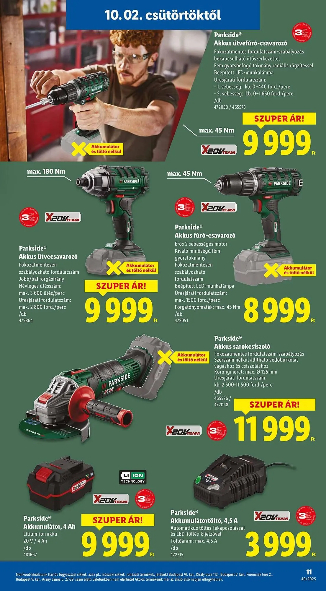 Katalógus Lidl akciós újság október 2.-tól október 8.-ig 2025. - Oldal 11