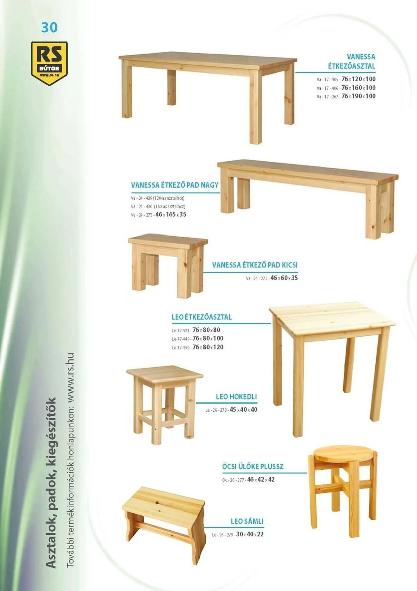 Katalógus RS Bútor katalógus szeptember 11.-tól március 23.-ig 2026. - Oldal 30