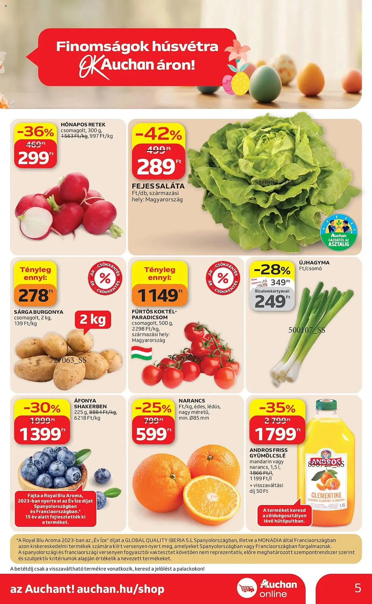 Katalógus Auchan akciós újság március 26.-tól április 8.-ig 2026. - Oldal 5