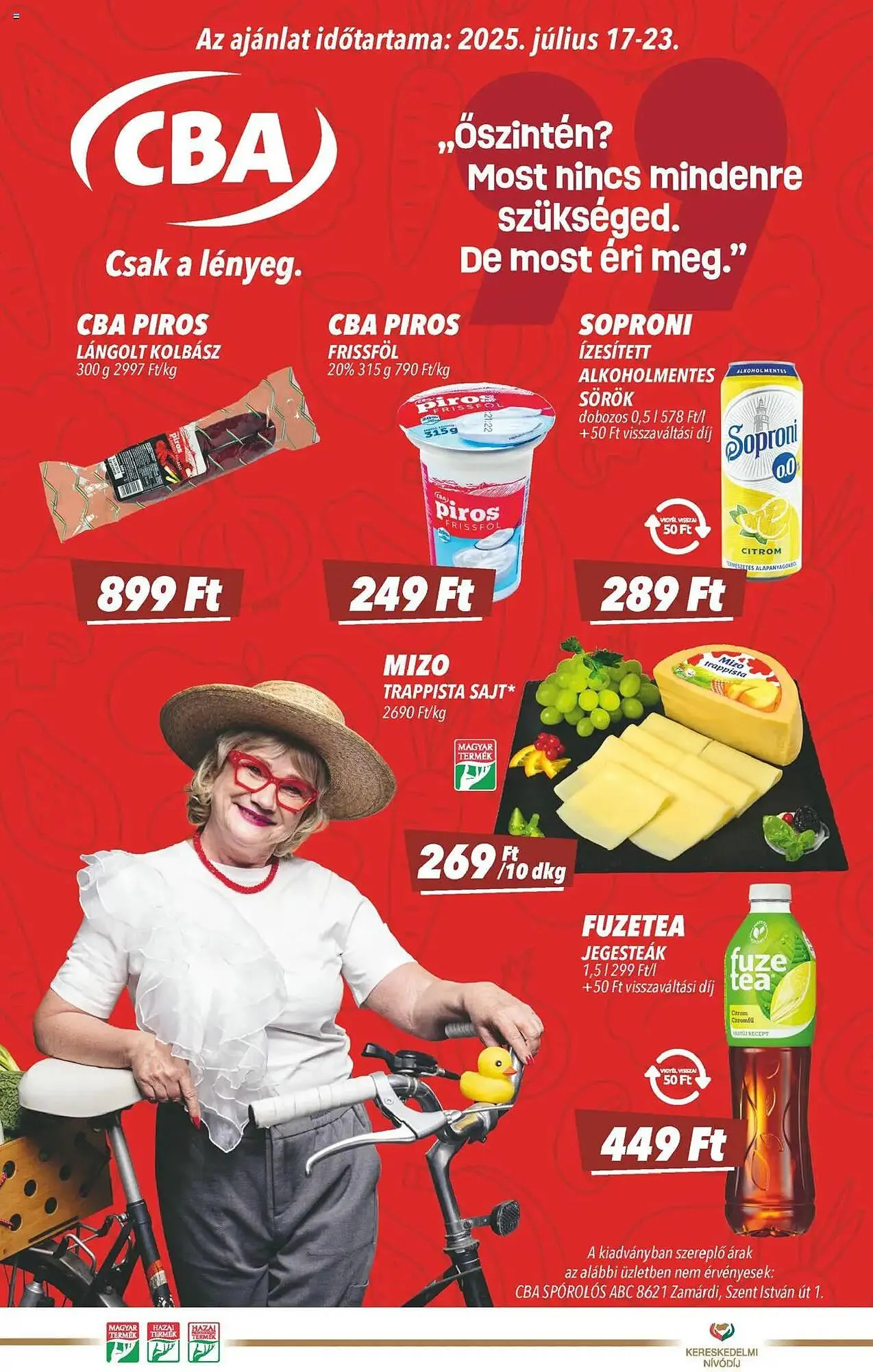 CBA akciós újság - 1