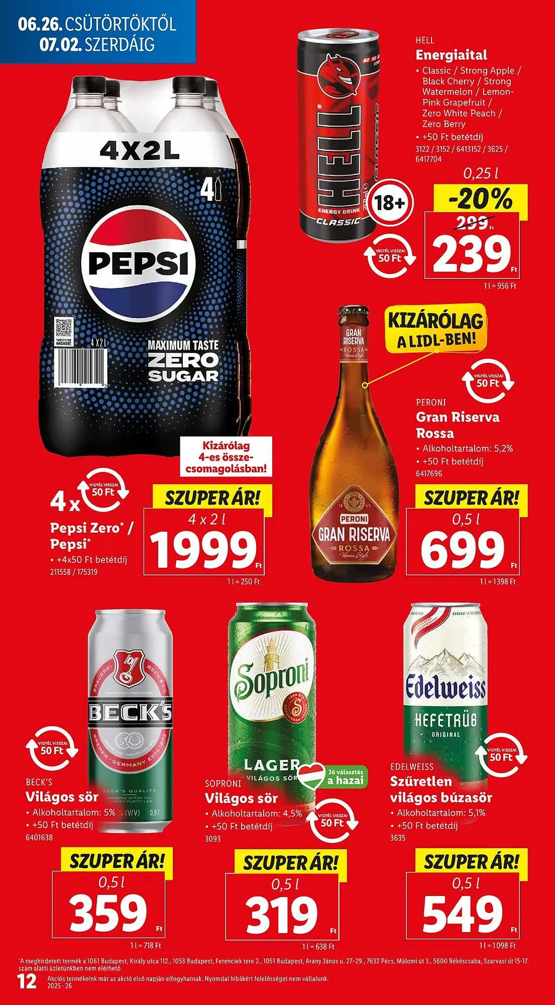 Katalógus Lidl akciós újság június 26.-tól július 2.-ig 2025. - Oldal 12