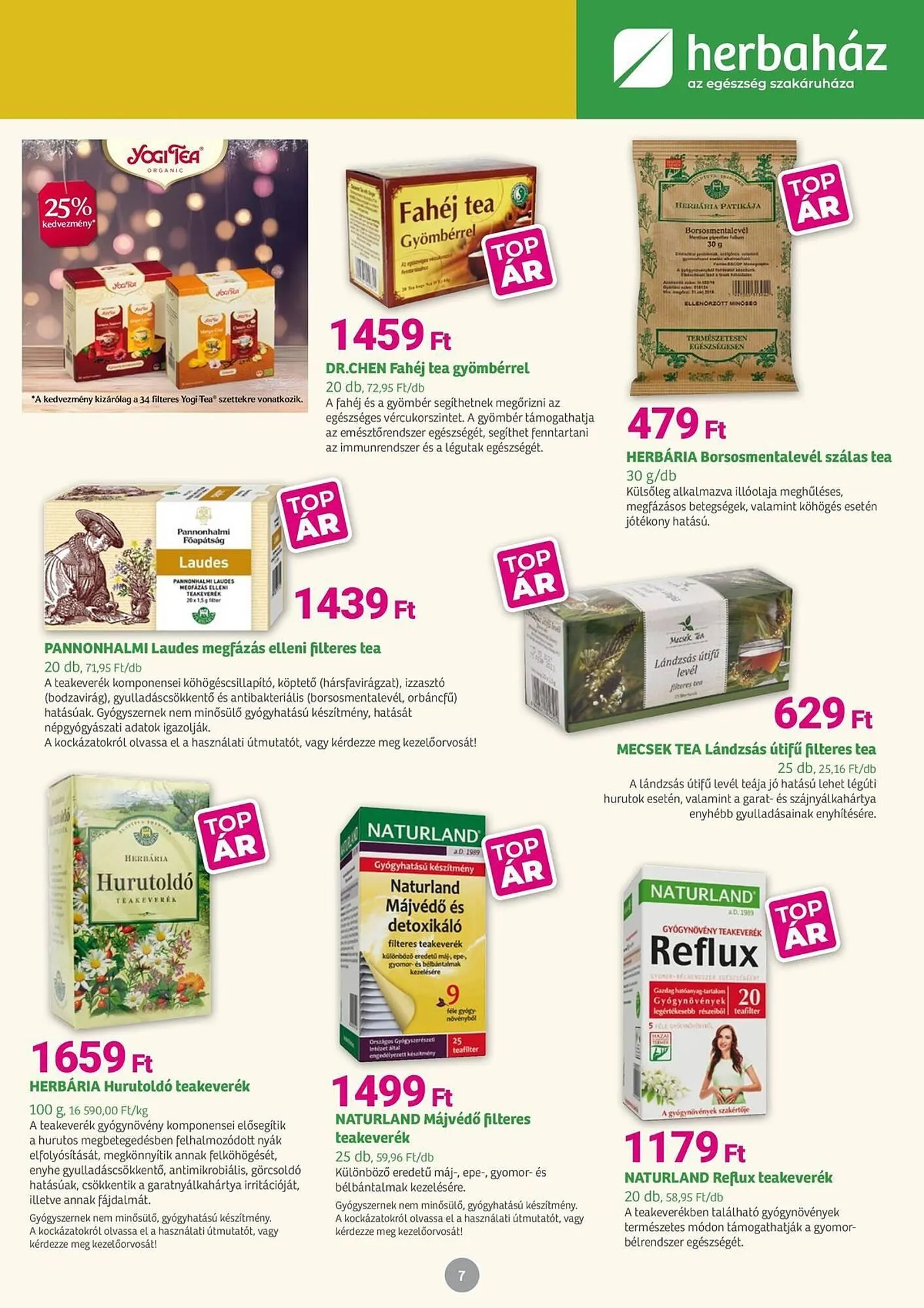 Katalógus Herbaház akciós újság január 5.-tól február 1.-ig 2026. - Oldal 7