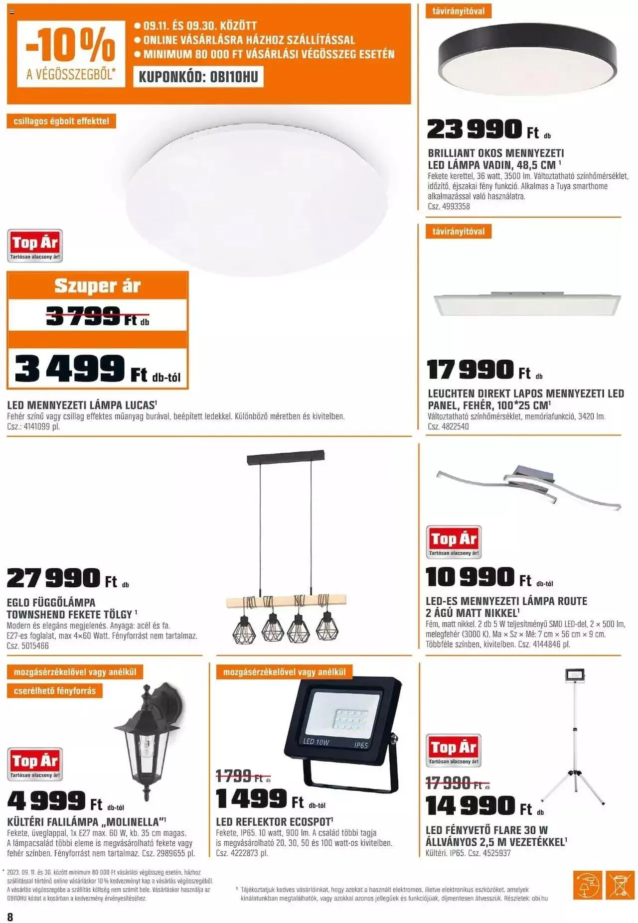 Katalógus OBI Akciós újság szeptember 1.-tól szeptember 30.-ig 2023. - Oldal 8