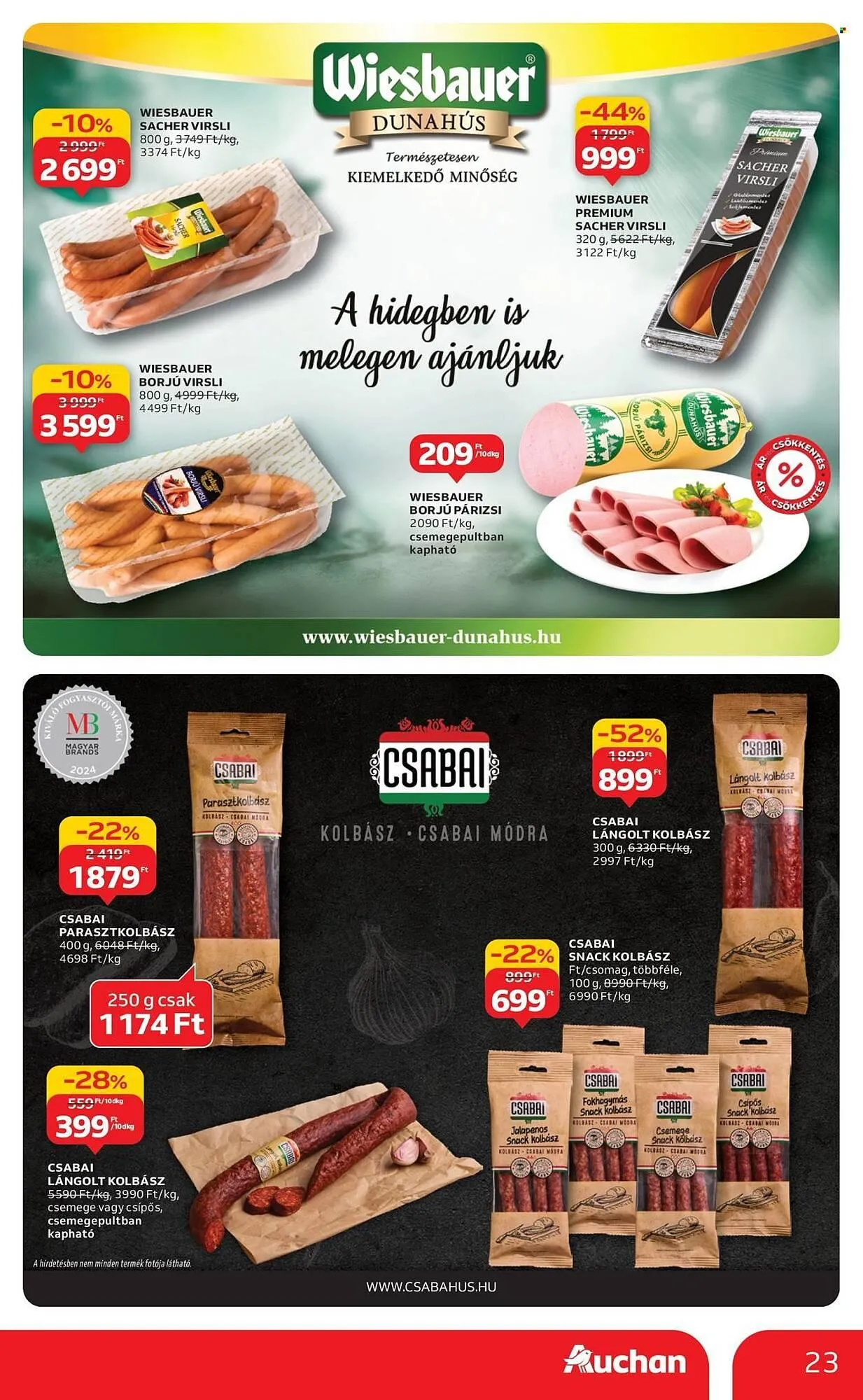 Katalógus Auchan akciós újság december 4.-tól december 10.-ig 2025. - Oldal 23
