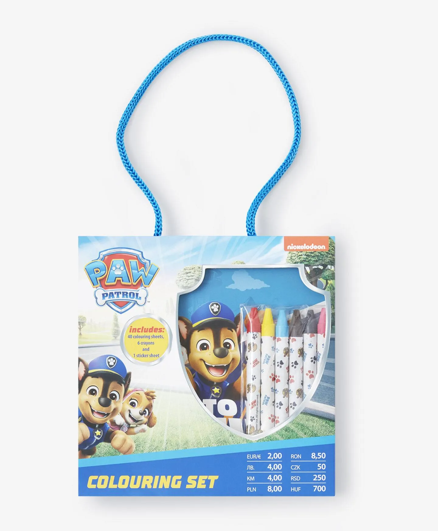 színes ceruza készlet Mancs Őrjárat mintával