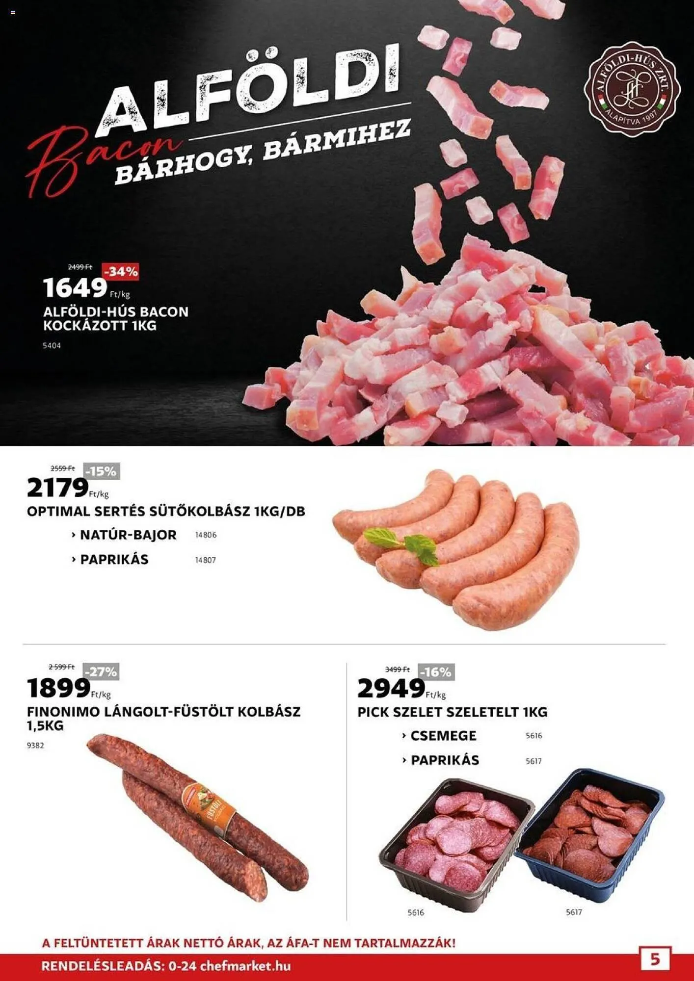 Katalógus Chef Market akciós újság december 1.-tól január 31.-ig 2024. - Oldal 5