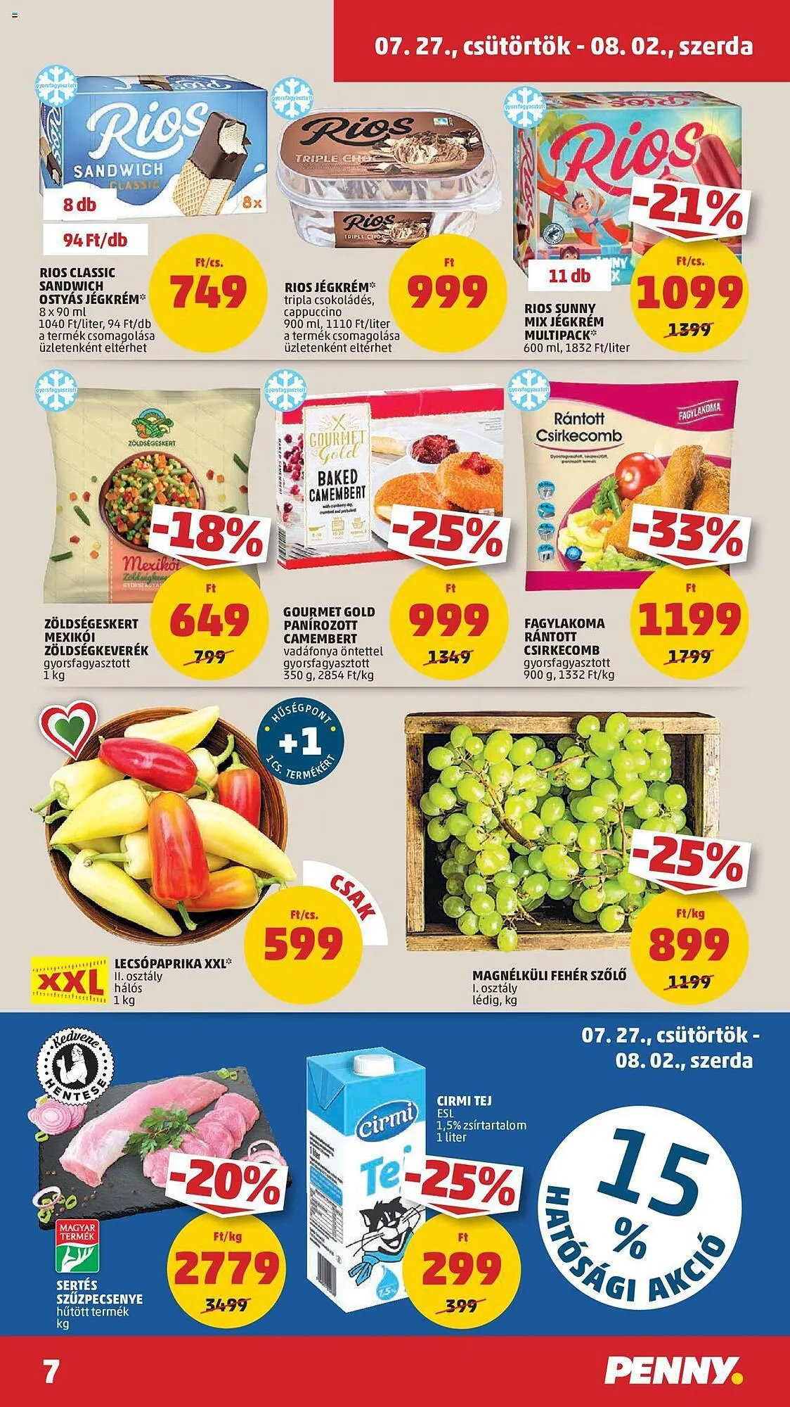 Katalógus PENNY akciós újság július 27.-tól augusztus 2.-ig 2023. - Oldal 7