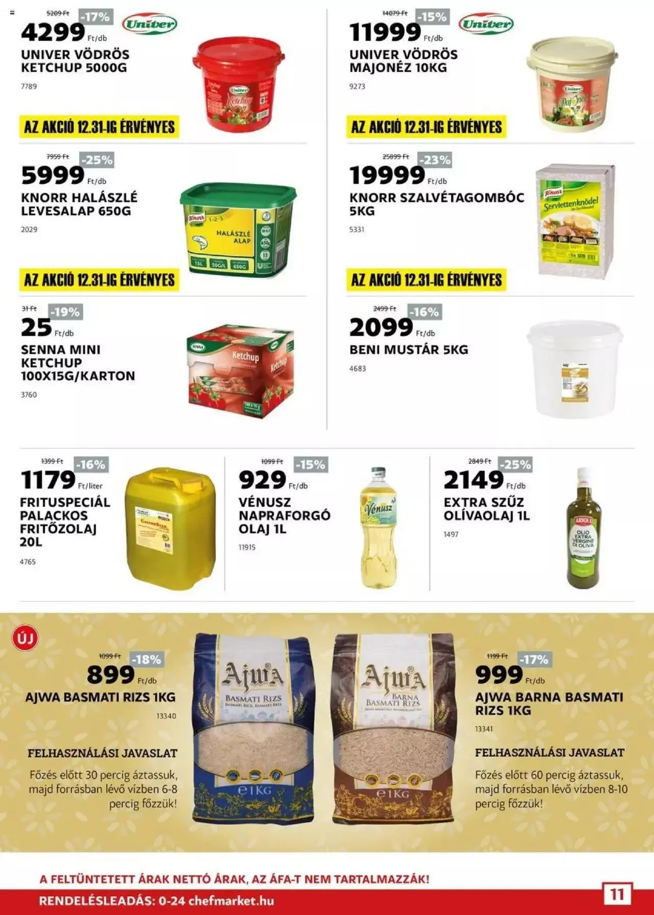 Katalógus Chef Market - Akciós újság december 1.-tól december 31.-ig 2023. - Oldal 11