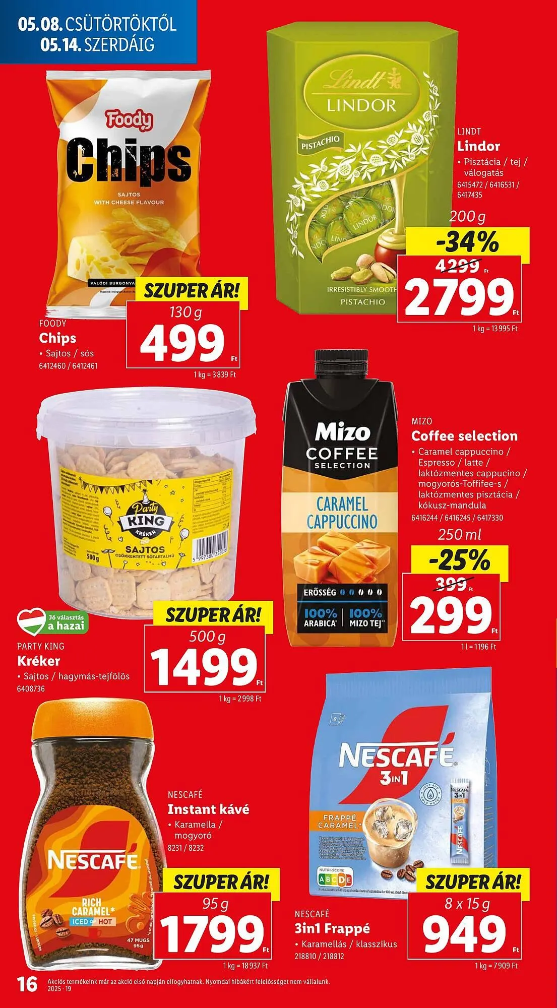 Katalógus Lidl akciós újság május 8.-tól május 14.-ig 2025. - Oldal 14