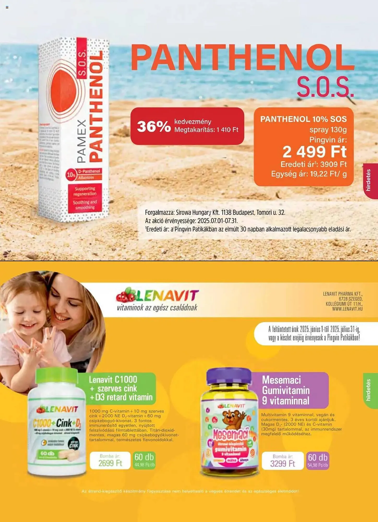Katalógus Pingvin Patika akciós újság július 1.-tól július 31.-ig 2025. - Oldal 15