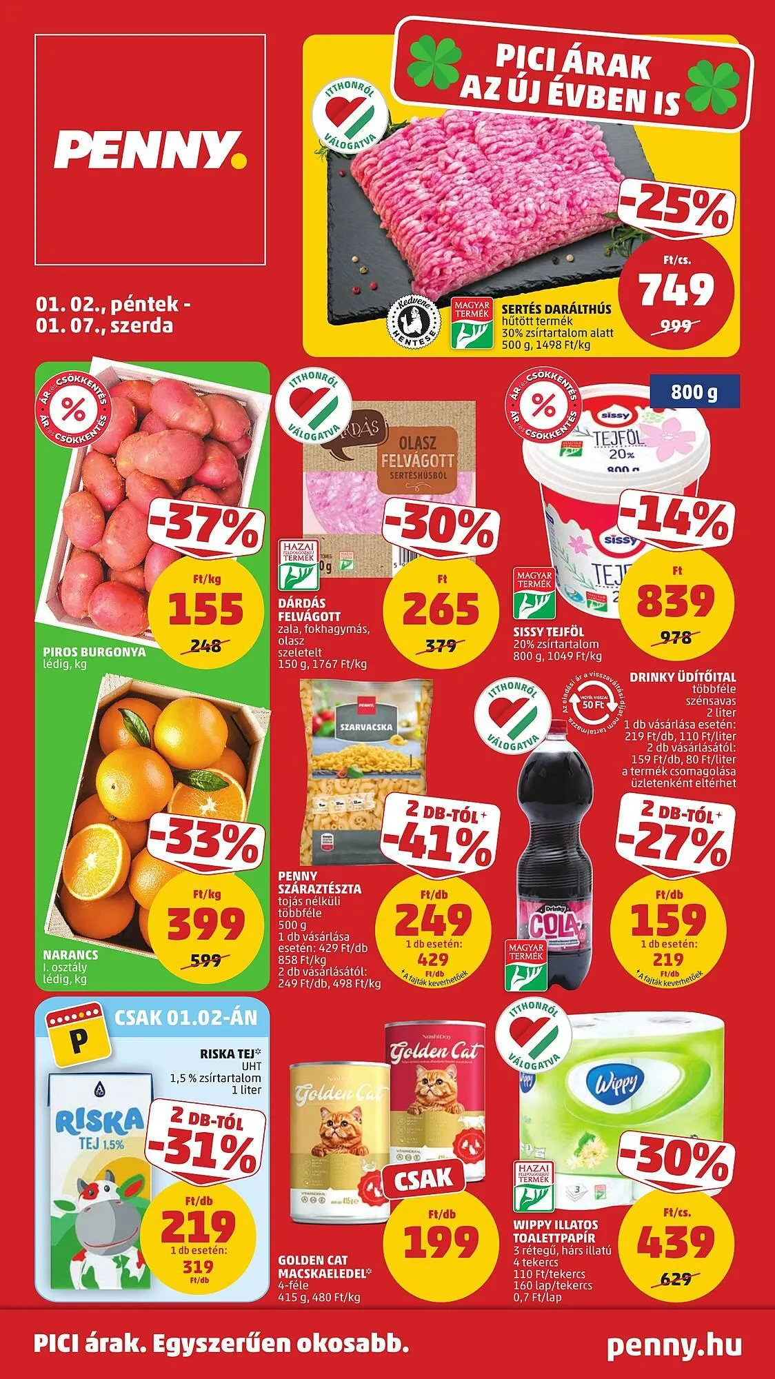 Katalógus PENNY akciós újság január 2.-tól január 7.-ig 2026. - Oldal 1
