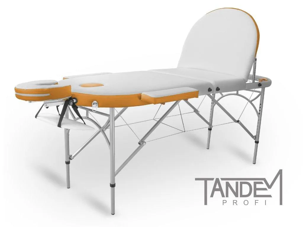 TANDEM Profi A3D Oval Duo összecsukható alumínium masszázságy 195*70 cm | 14,6 kg | 3 szín