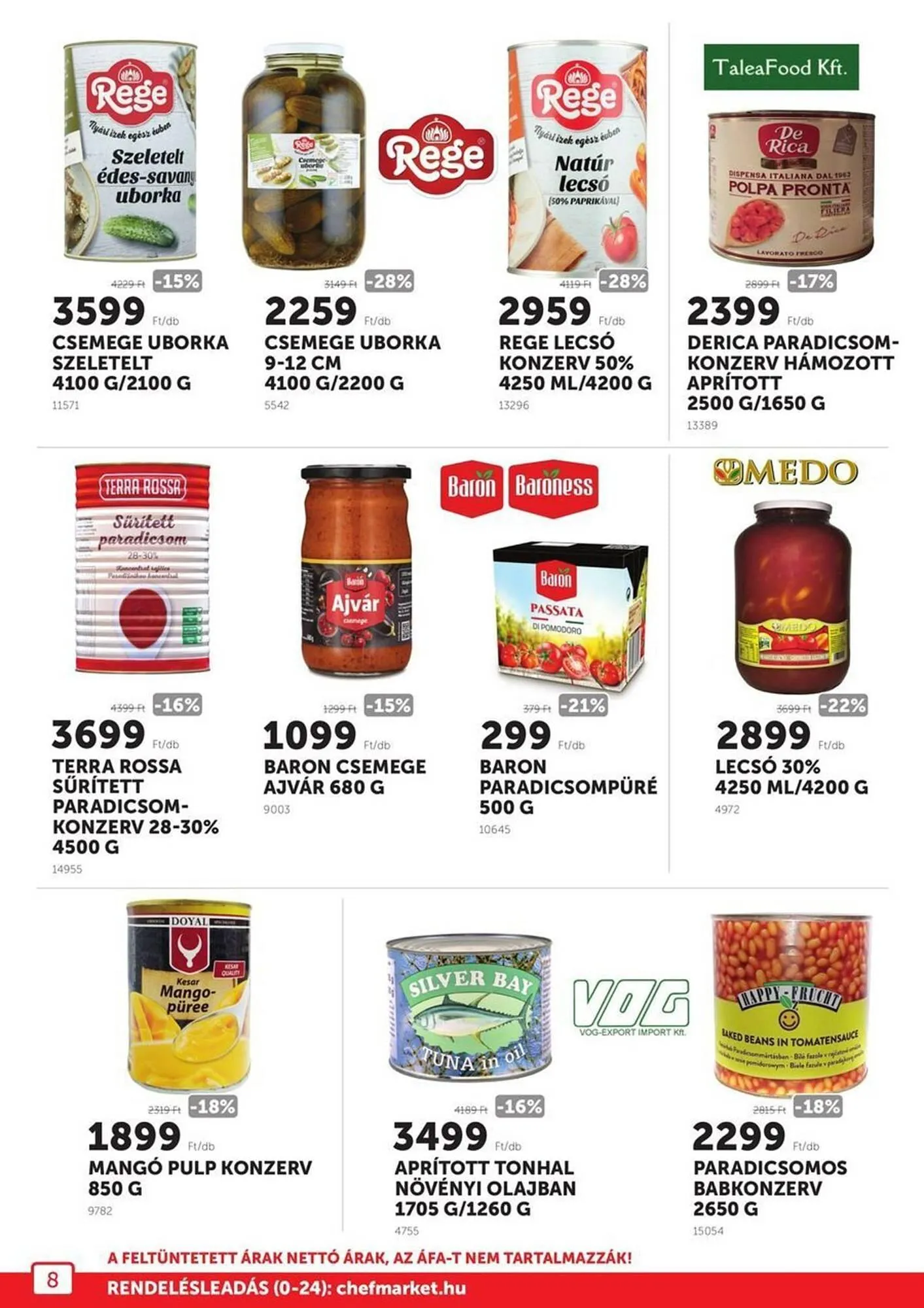 Katalógus Chef Market akciós újság augusztus 1.-tól augusztus 31.-ig 2025. - Oldal 8