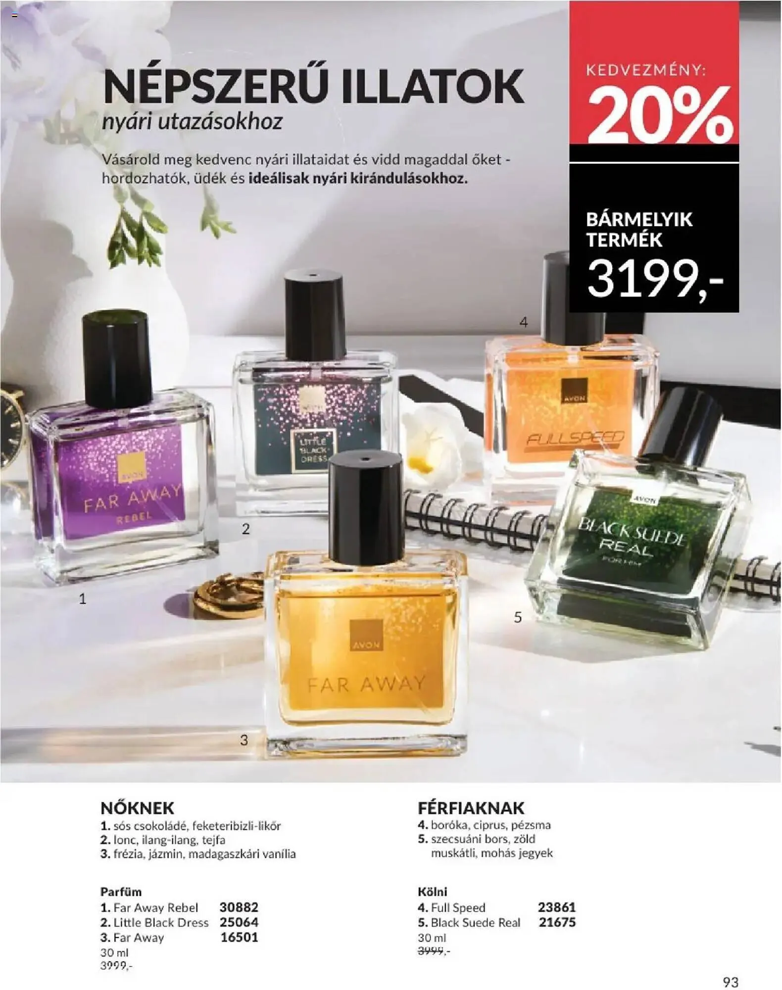 Katalógus AVON akciós újság augusztus 1.-tól augusztus 31.-ig 2025. - Oldal 93