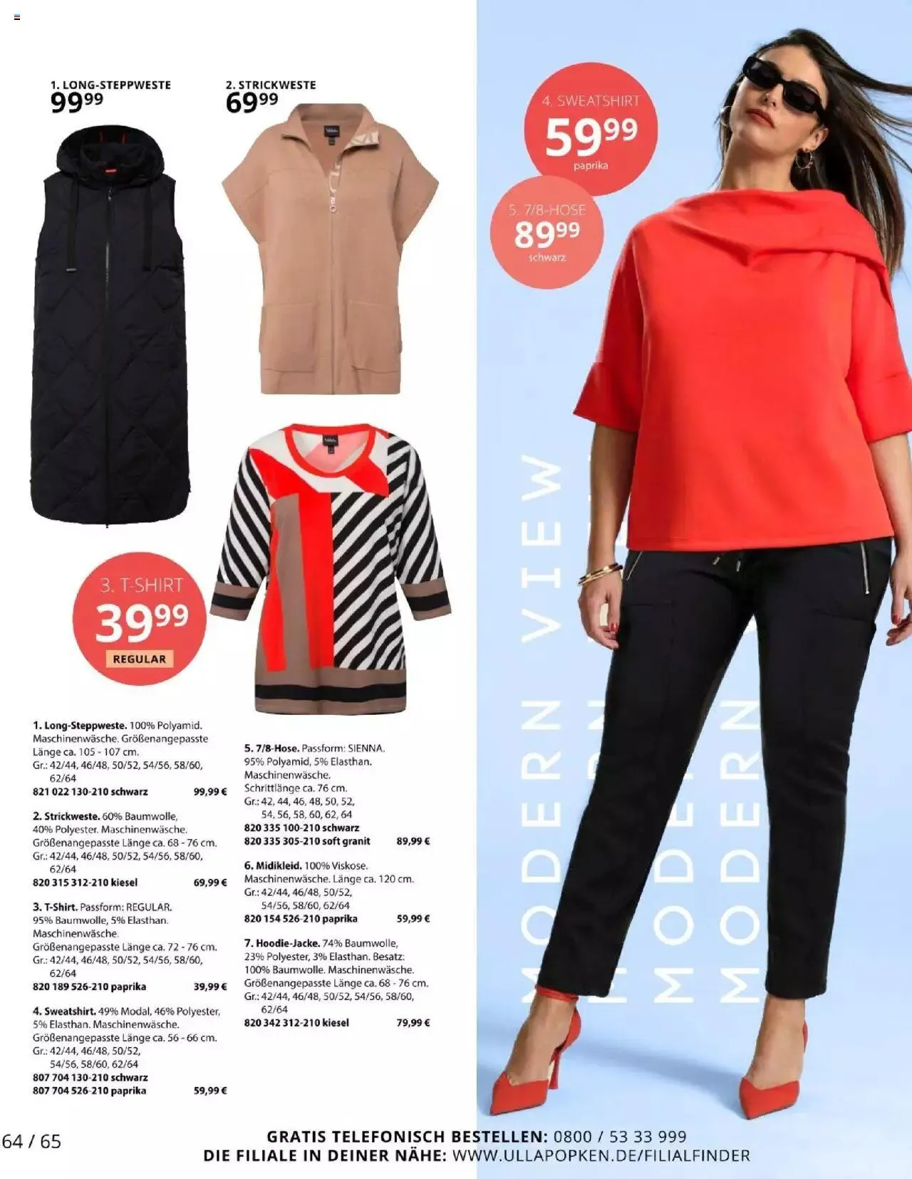 Katalógus Ulla Popken Akciós újság augusztus 1.-tól augusztus 31.-ig 2023. - Oldal 64