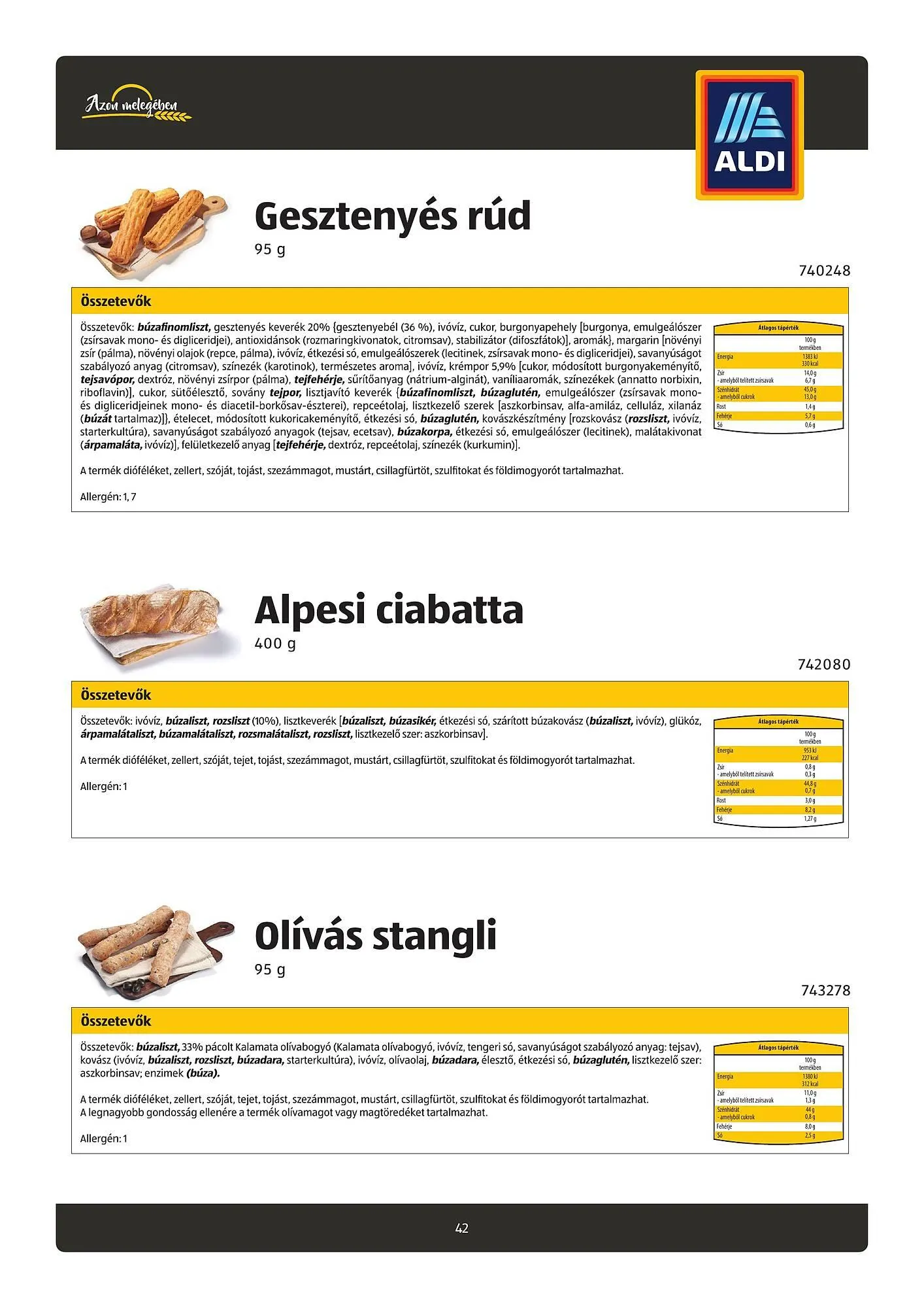 Katalógus ALDI akciós újság március 27.-tól április 21.-ig 2025. - Oldal 42