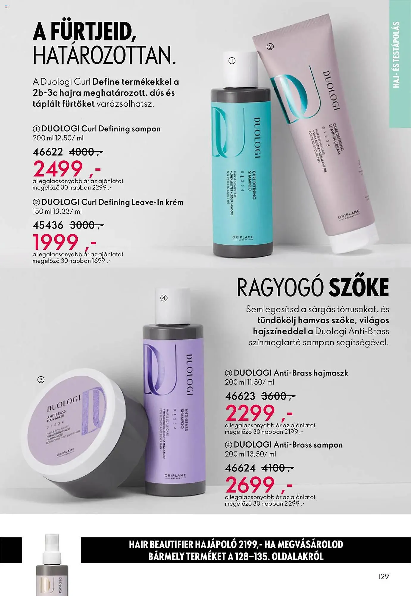 Katalógus Oriflame katalógus október 22.-tól november 11.-ig 2025. - Oldal 129
