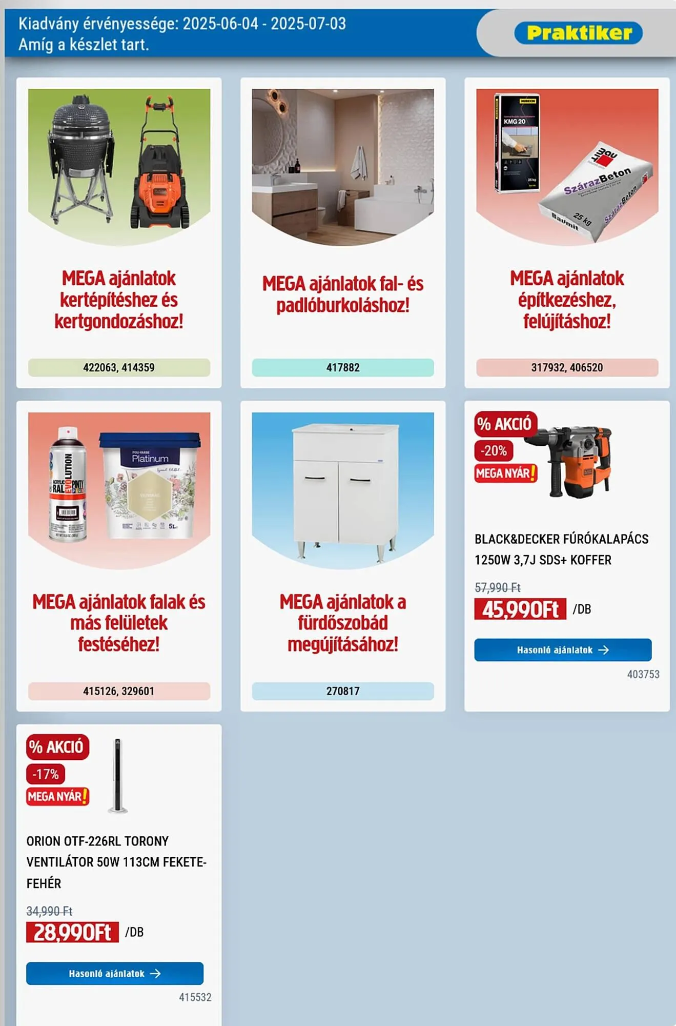 Katalógus Praktiker akciós újság június 4.-tól július 3.-ig 2025. - Oldal 3