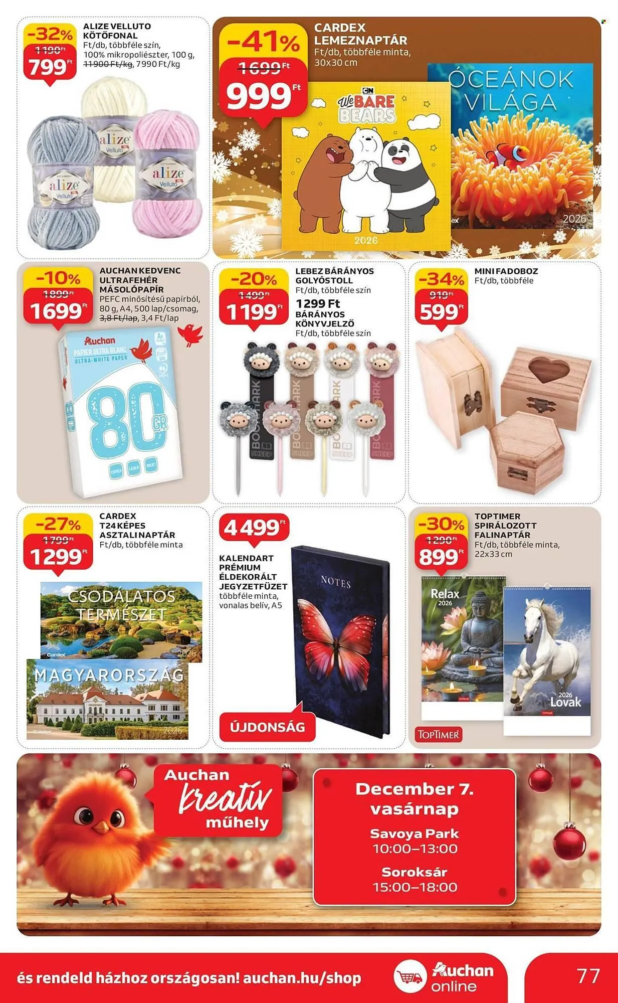 Katalógus Auchan akciós újság december 4.-tól december 10.-ig 2025. - Oldal 77