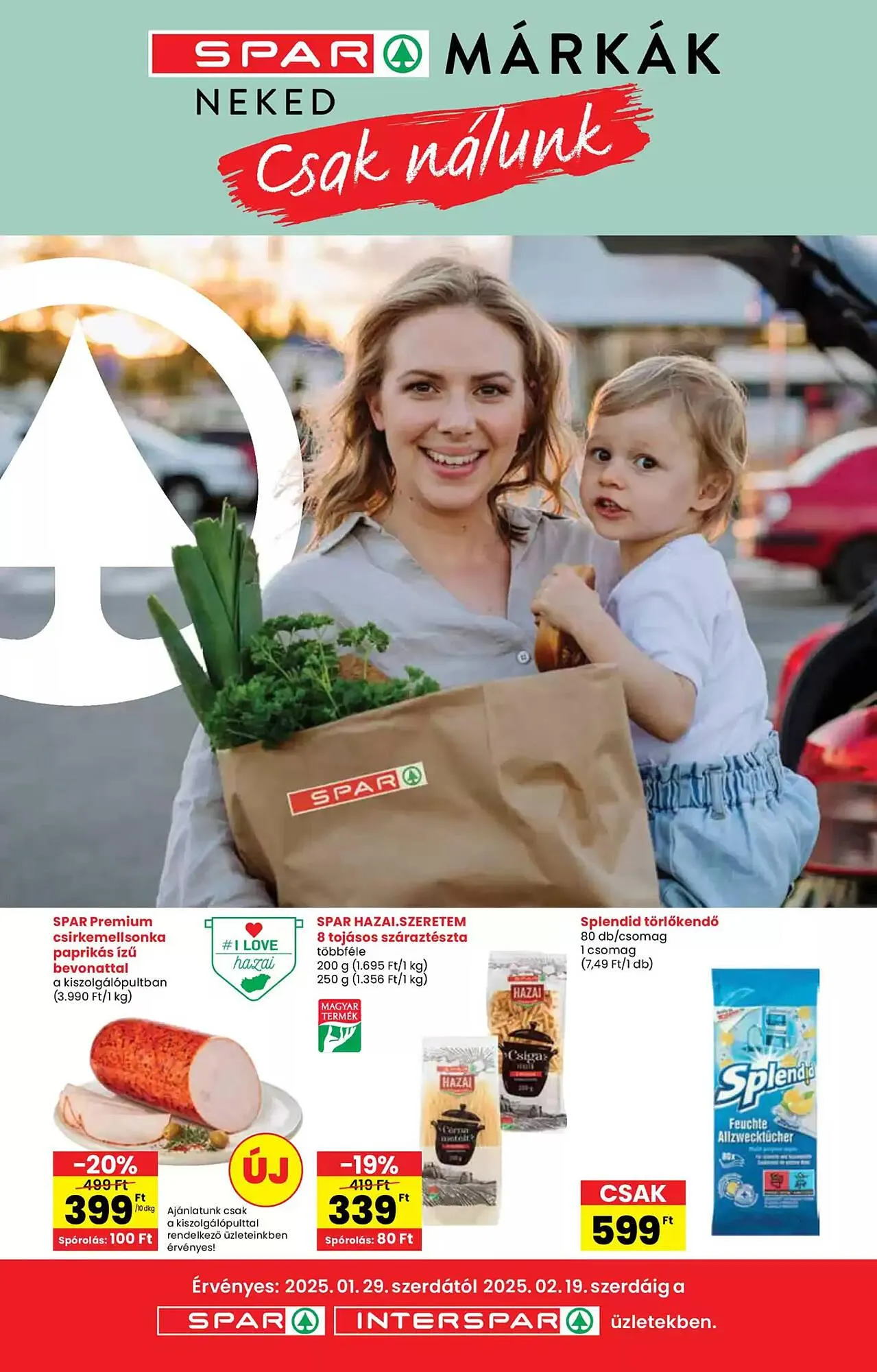 Katalógus Spar akciós újság január 29.-tól február 19.-ig 2025. - Oldal 1