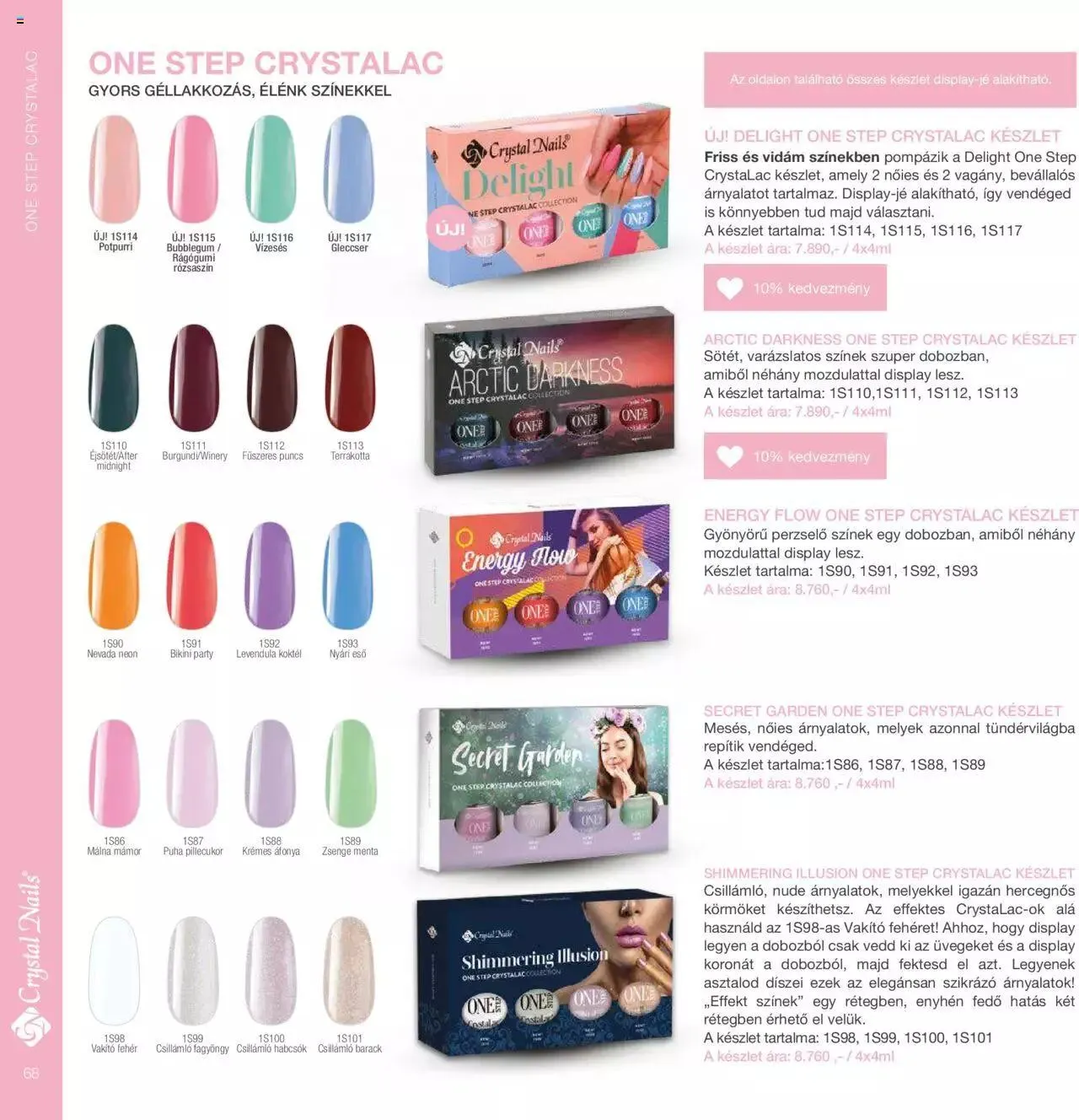 Katalógus Crystal Nails - Nagykatalógus 22/23 március 8.-tól december 31.-ig 2023. - Oldal 68
