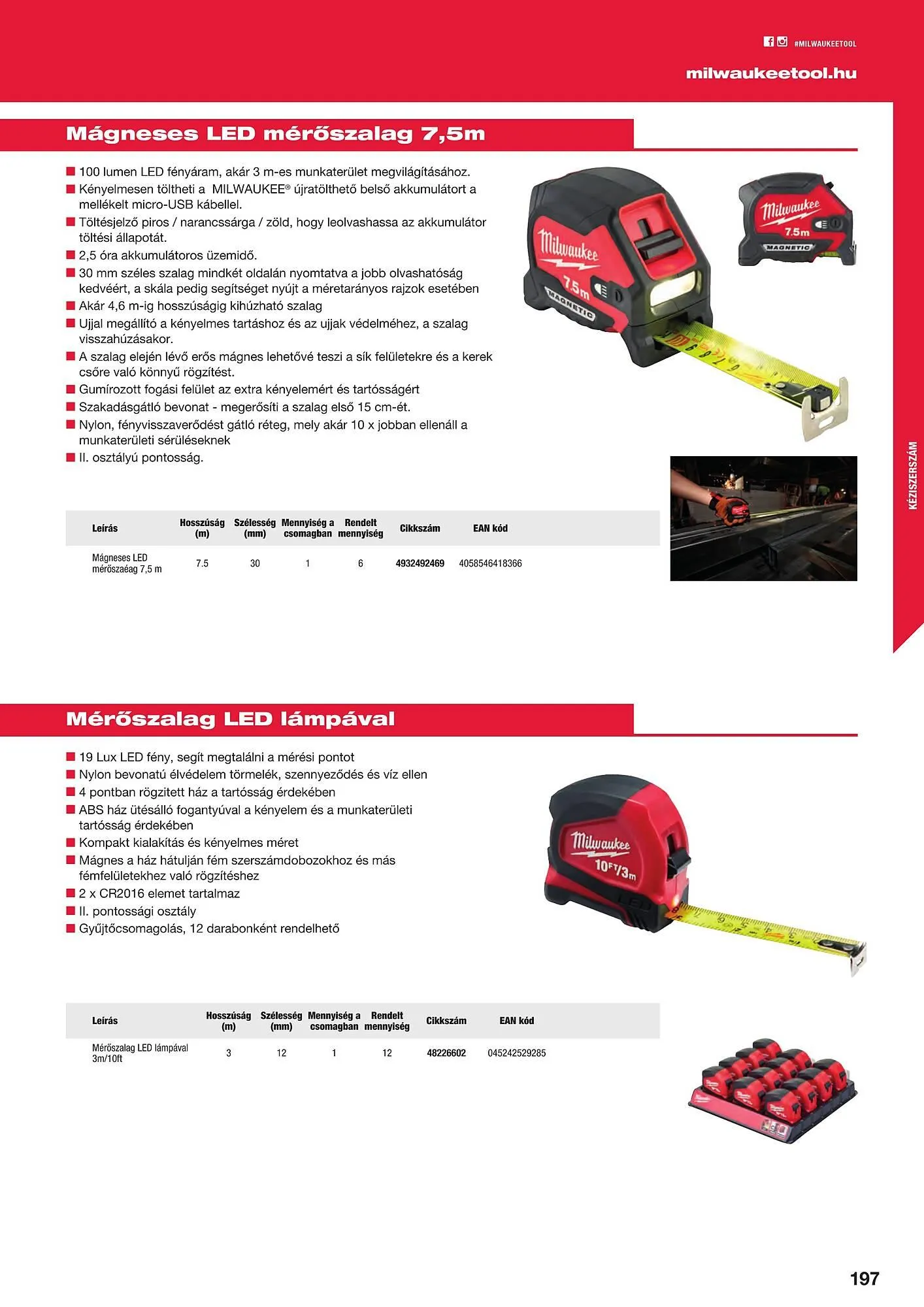 Katalógus Milwaukee akciós újság szeptember 16.-tól december 31.-ig 2025. - Oldal 197
