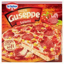 Dr. Oetker Guseppe gyorsfagyasztott pizza szalámival 380 g