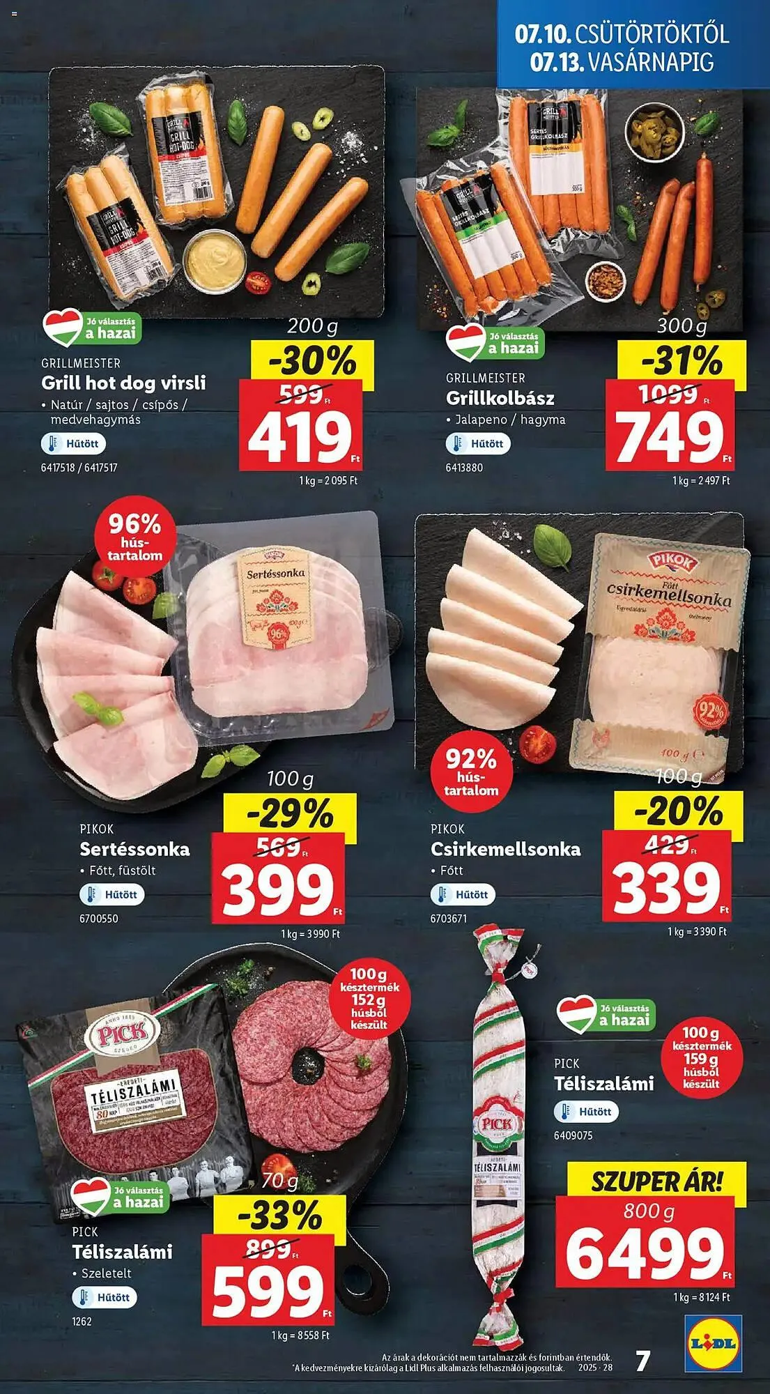 Katalógus Lidl akciós újság július 10.-tól július 16.-ig 2025. - Oldal 7