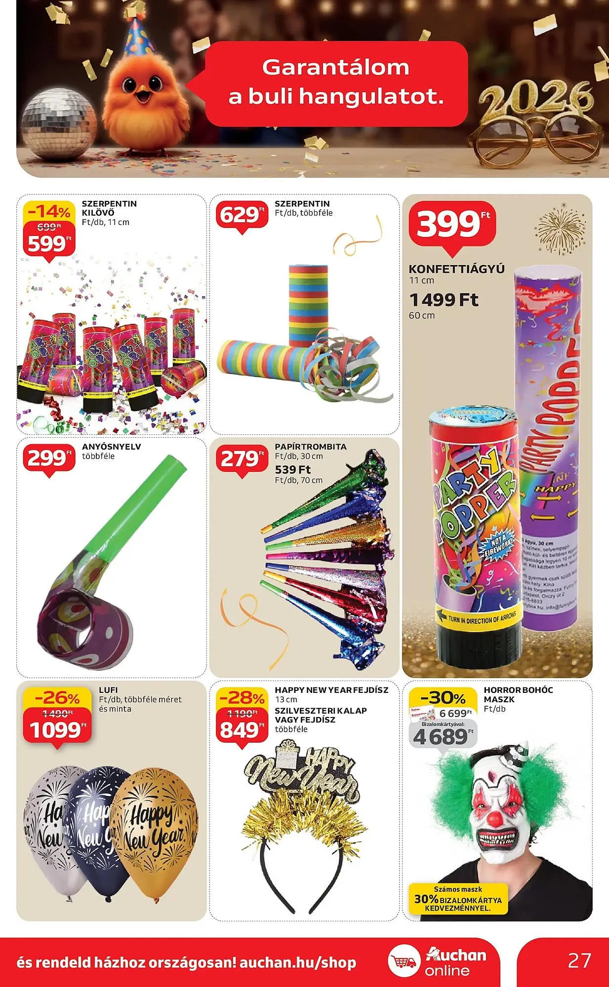 Katalógus Auchan akciós újság december 27.-tól december 31.-ig 2025. - Oldal 27