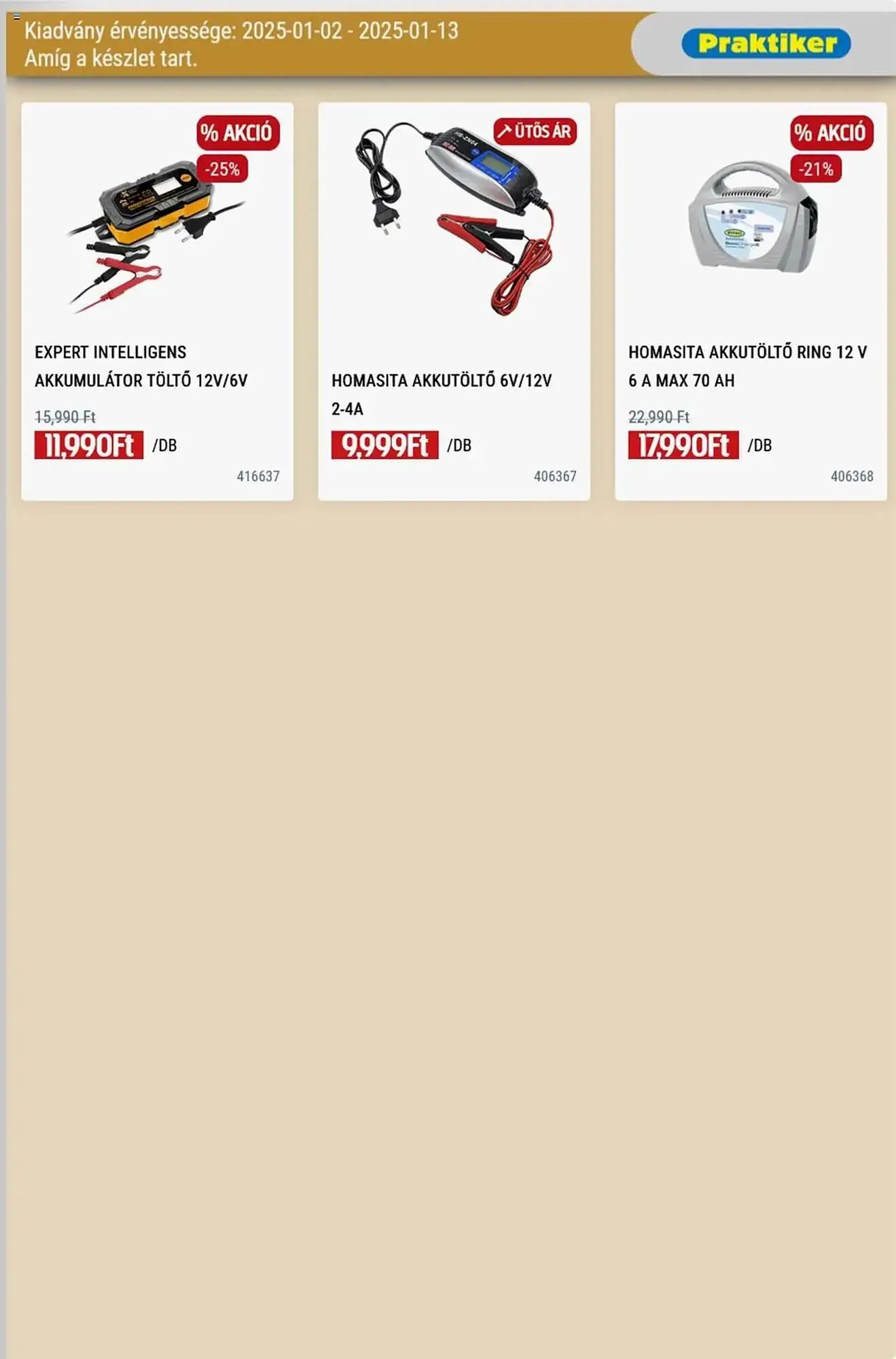 Katalógus Praktiker akciós újság január 2.-tól január 13.-ig 2025. - Oldal 33