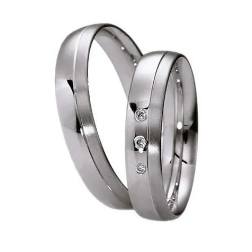 Fehér arany karikagyűrű