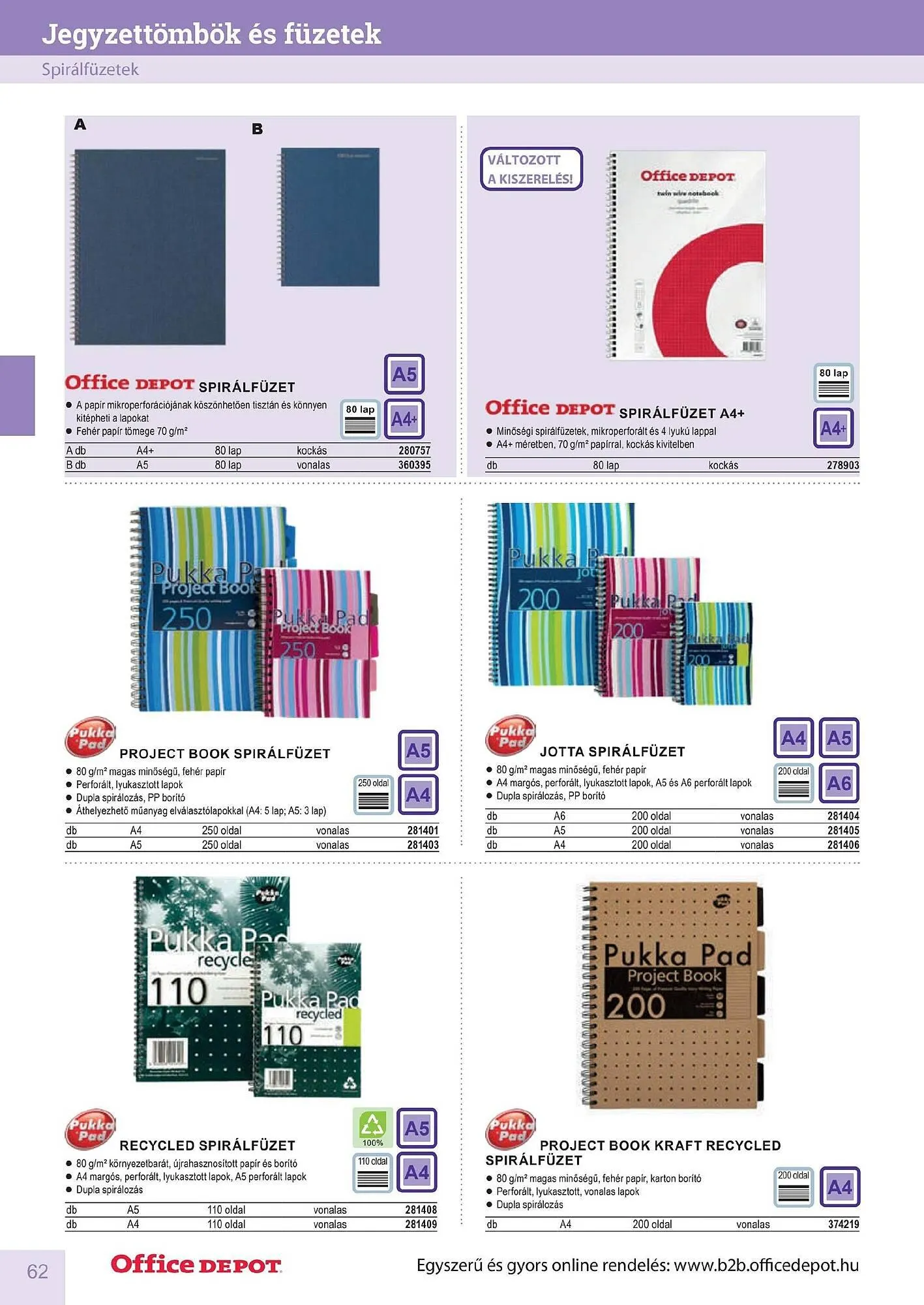 Katalógus Office Depot akciós újság május 9.-tól december 31.-ig 2026. - Oldal 62