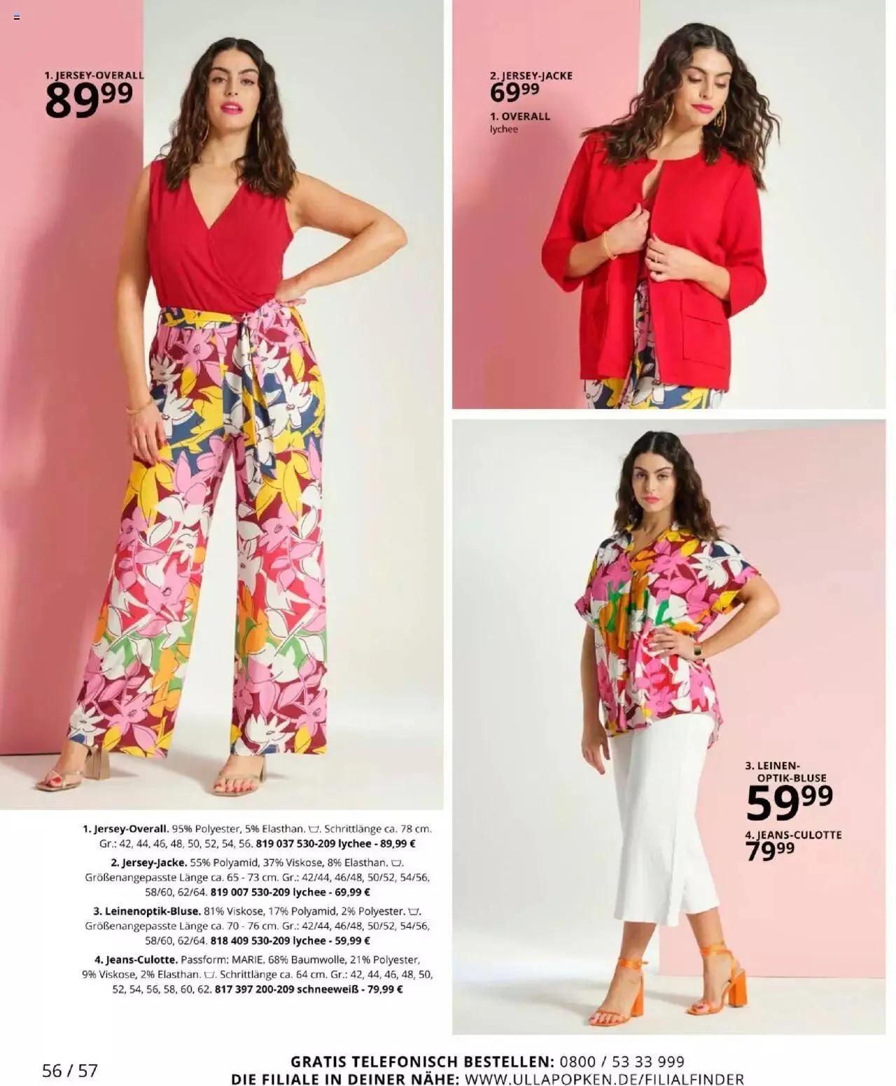 Katalógus Ulla Popken - Akciós újság július 1.-tól július 31.-ig 2023. - Oldal 56