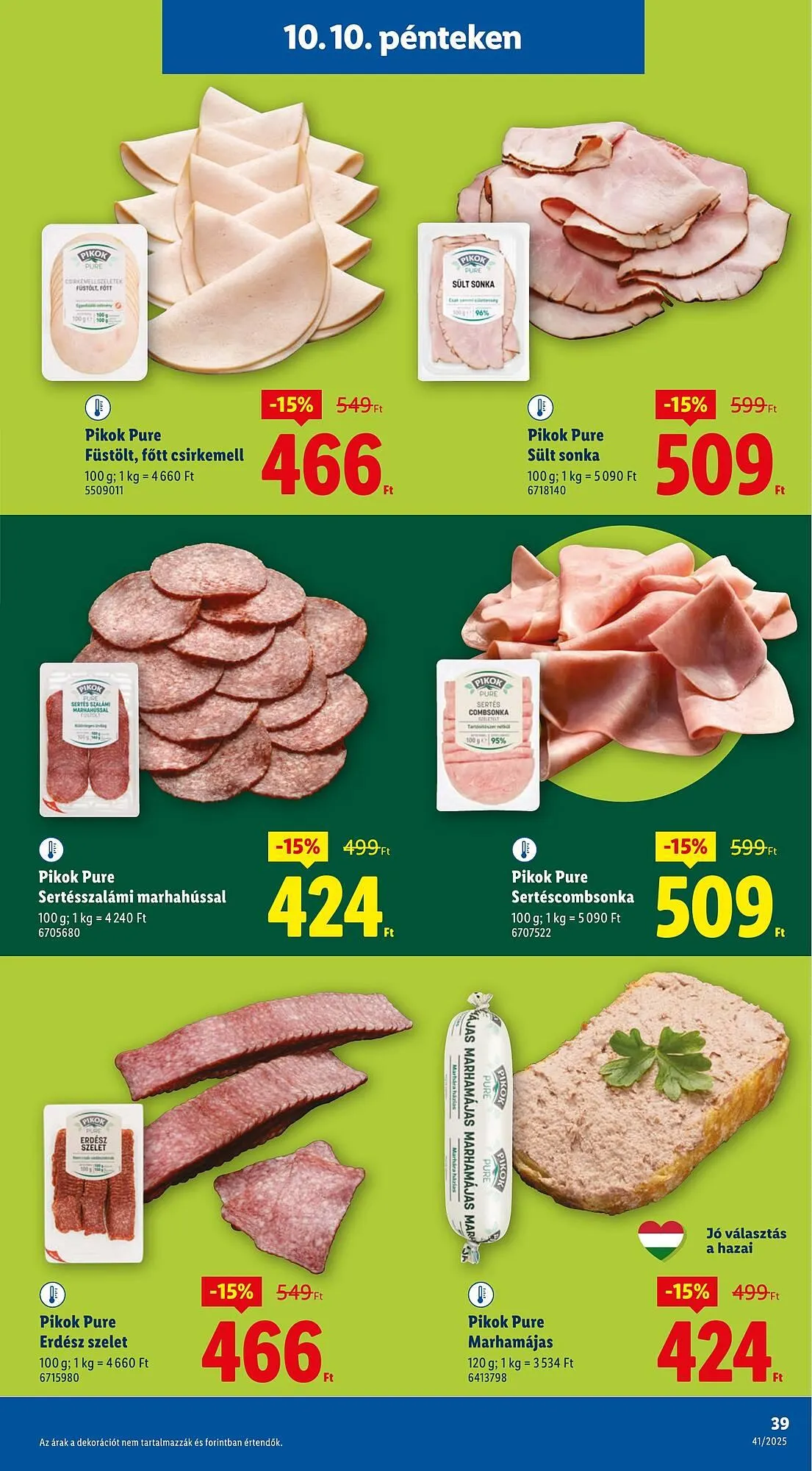 Katalógus Lidl akciós újság október 9.-tól október 15.-ig 2025. - Oldal 39