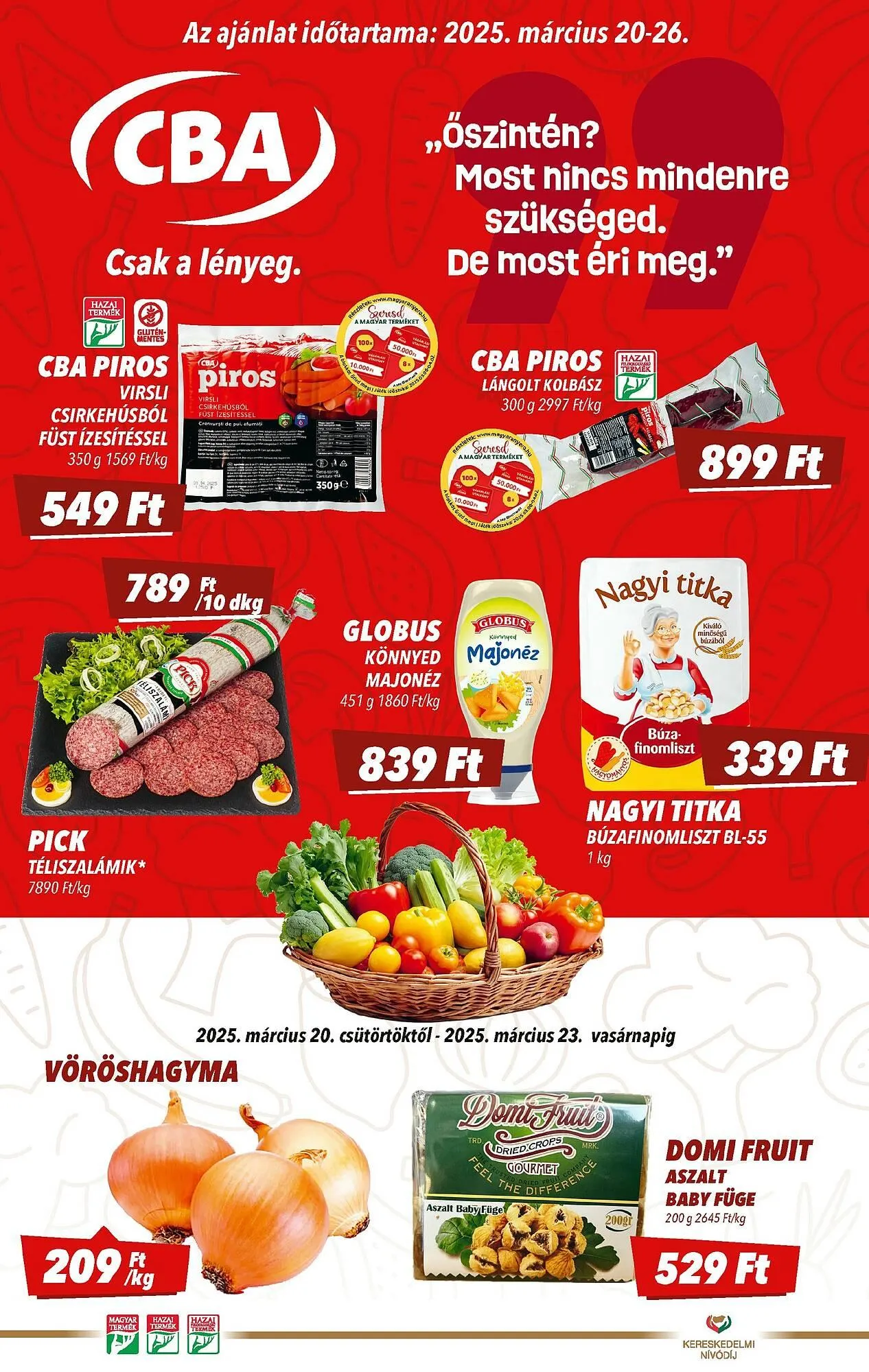 CBA akciós újság - 1