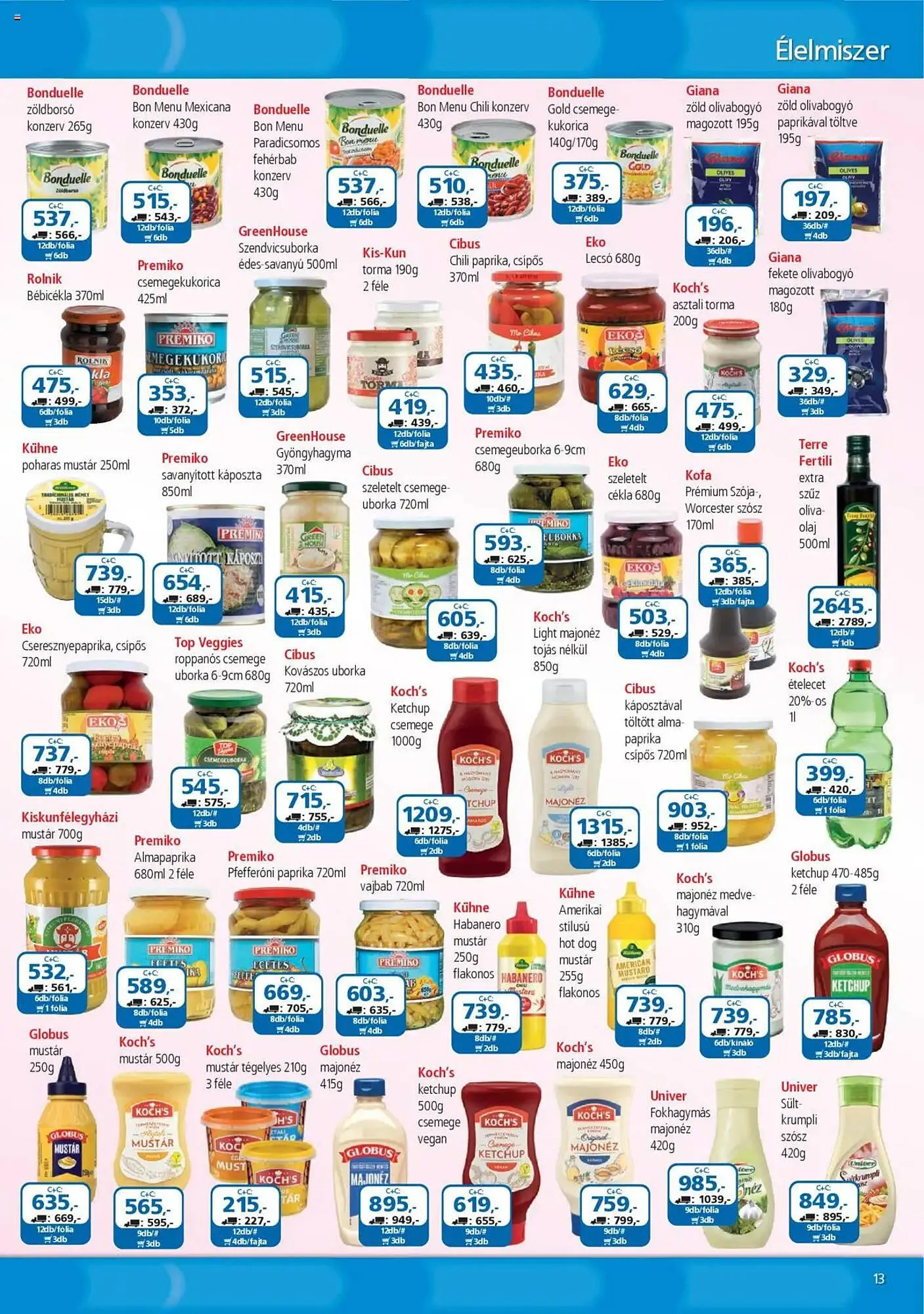 Katalógus ÁRKLUB akciós újság augusztus 1.-tól augusztus 31.-ig 2025. - Oldal 13