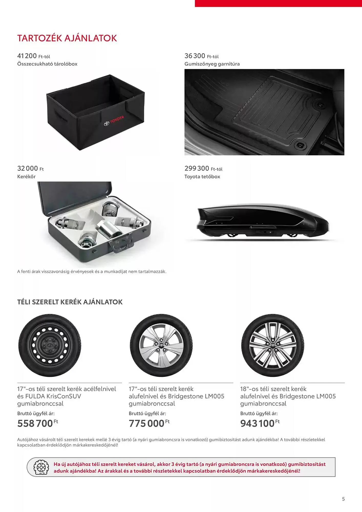 Katalógus Toyota akciós újság november 20.-tól november 20.-ig 2025. - Oldal 5
