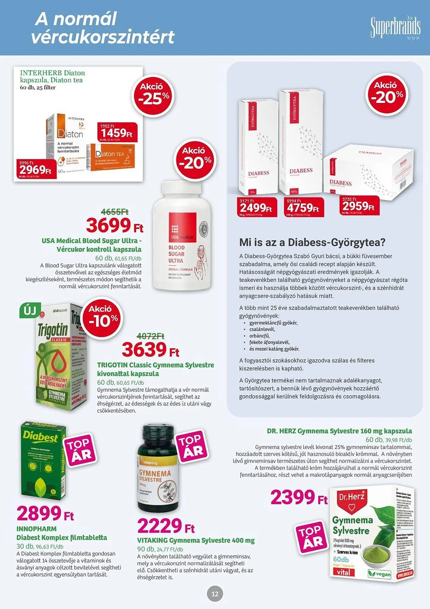Katalógus Herbaház akciós újság november 3.-tól november 30.-ig 2025. - Oldal 12
