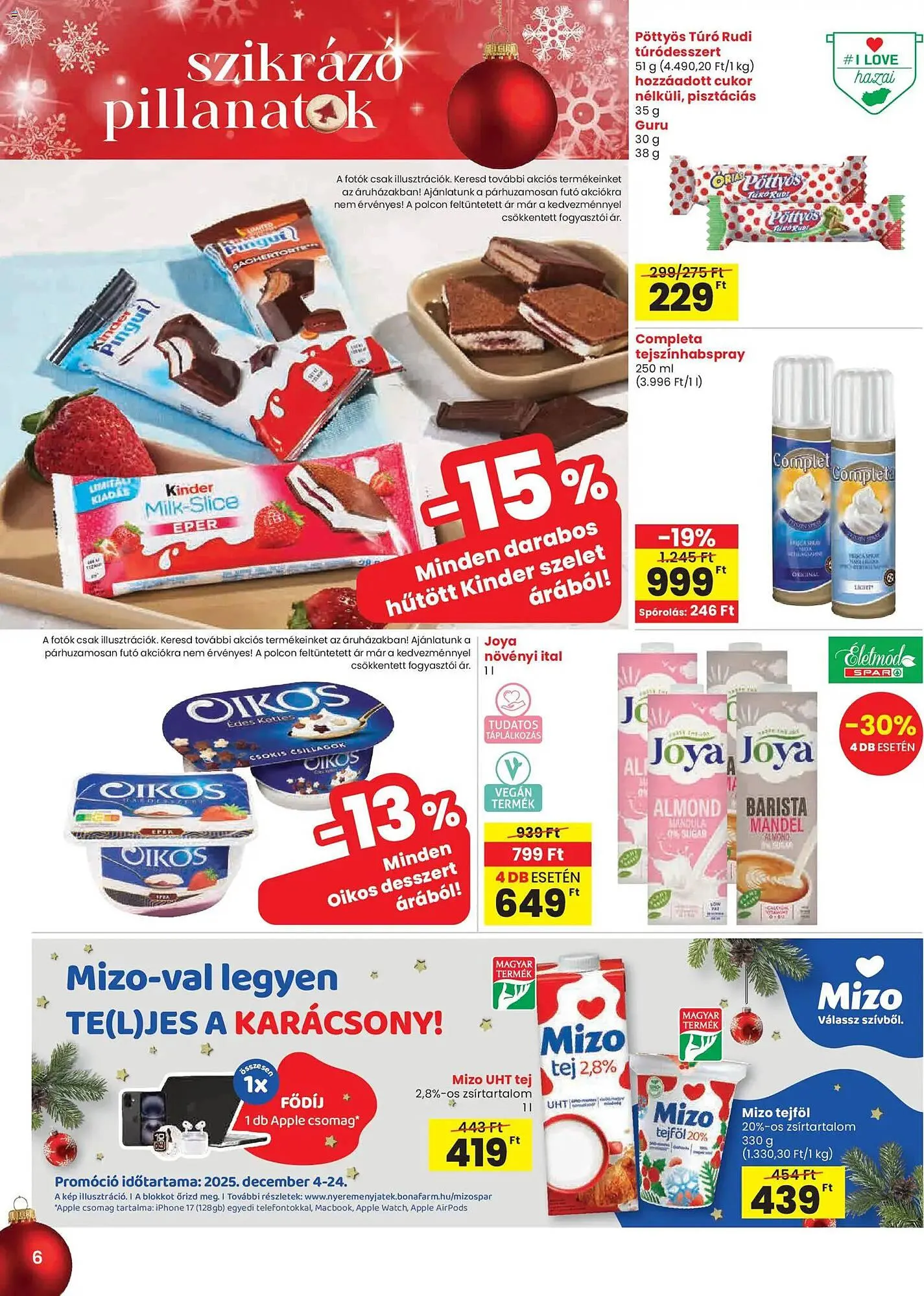 Katalógus Spar akciós újság december 4.-tól december 10.-ig 2025. - Oldal 6