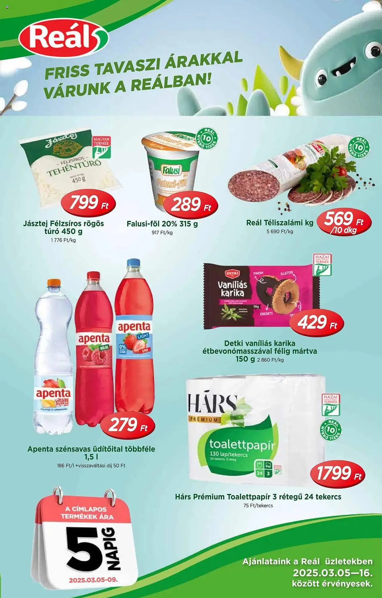 Katalógus Real akciós újság március 5.-tól március 16.-ig 2025. - Oldal 1