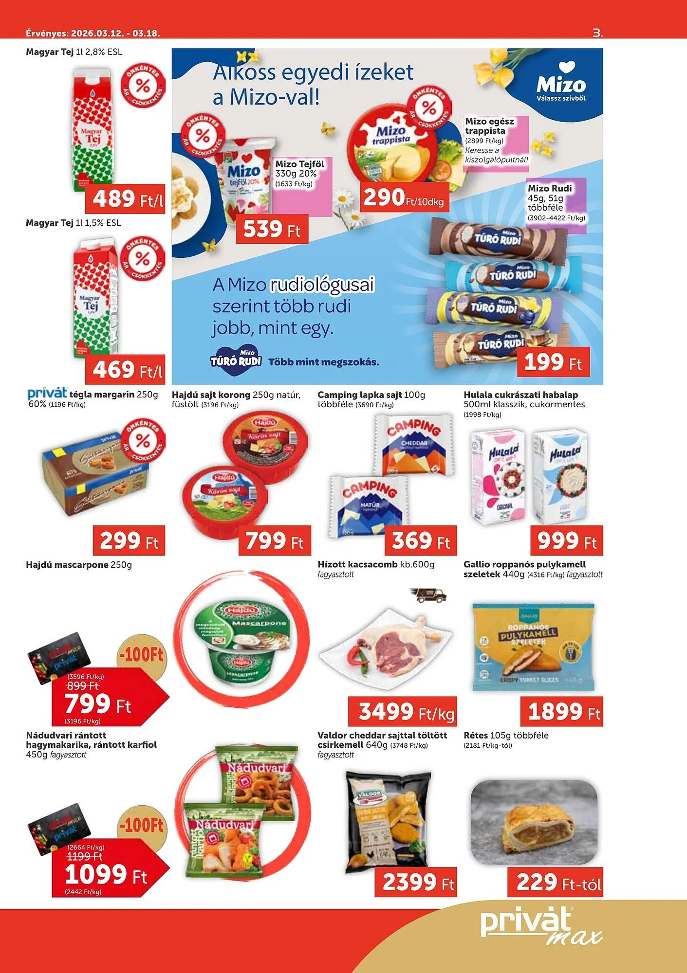 Katalógus PRIVÁT akciós újság március 12.-tól március 18.-ig 2026. - Oldal 3
