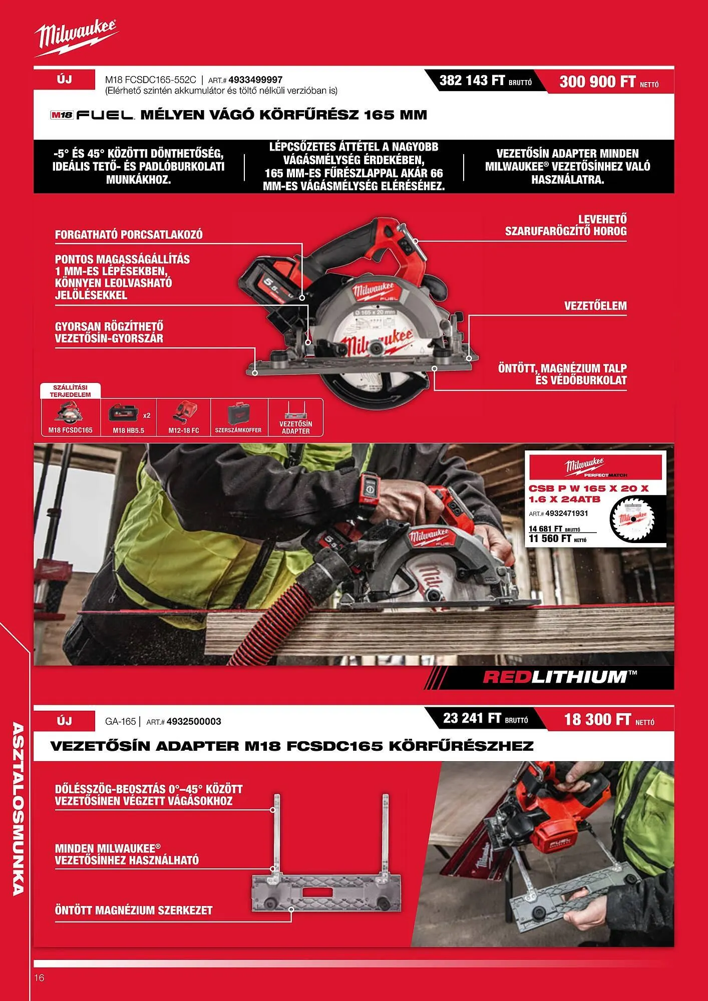 Katalógus Milwaukee akciós újság augusztus 1.-tól január 31.-ig 2026. - Oldal 16