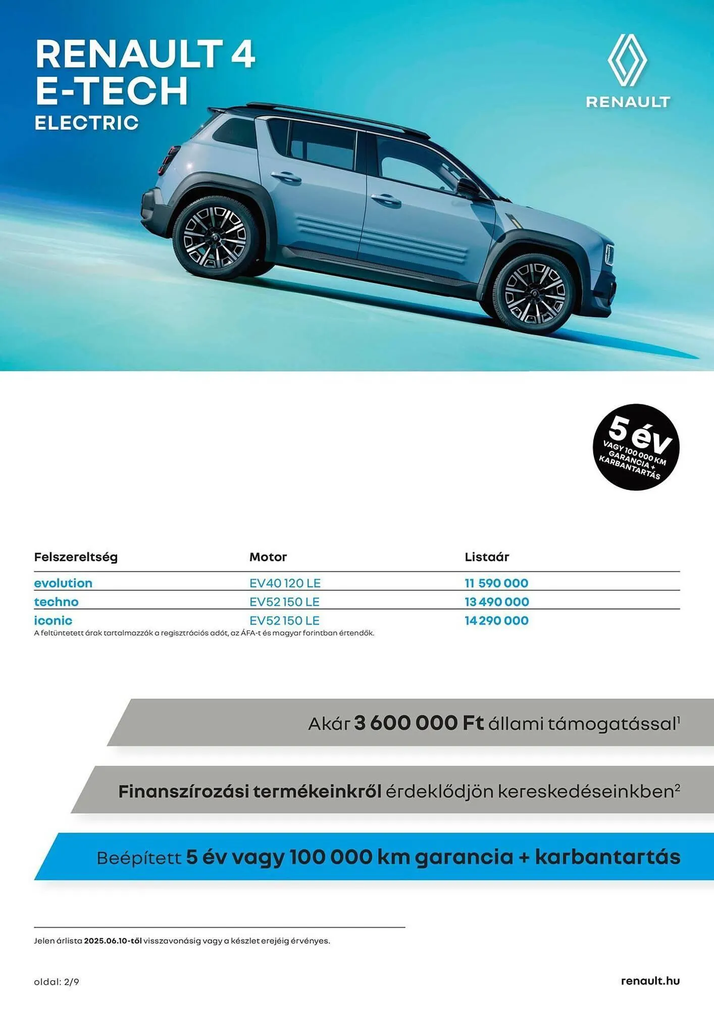 Katalógus Renault akciós újság június 20.-tól június 20.-ig 2026. - Oldal 2