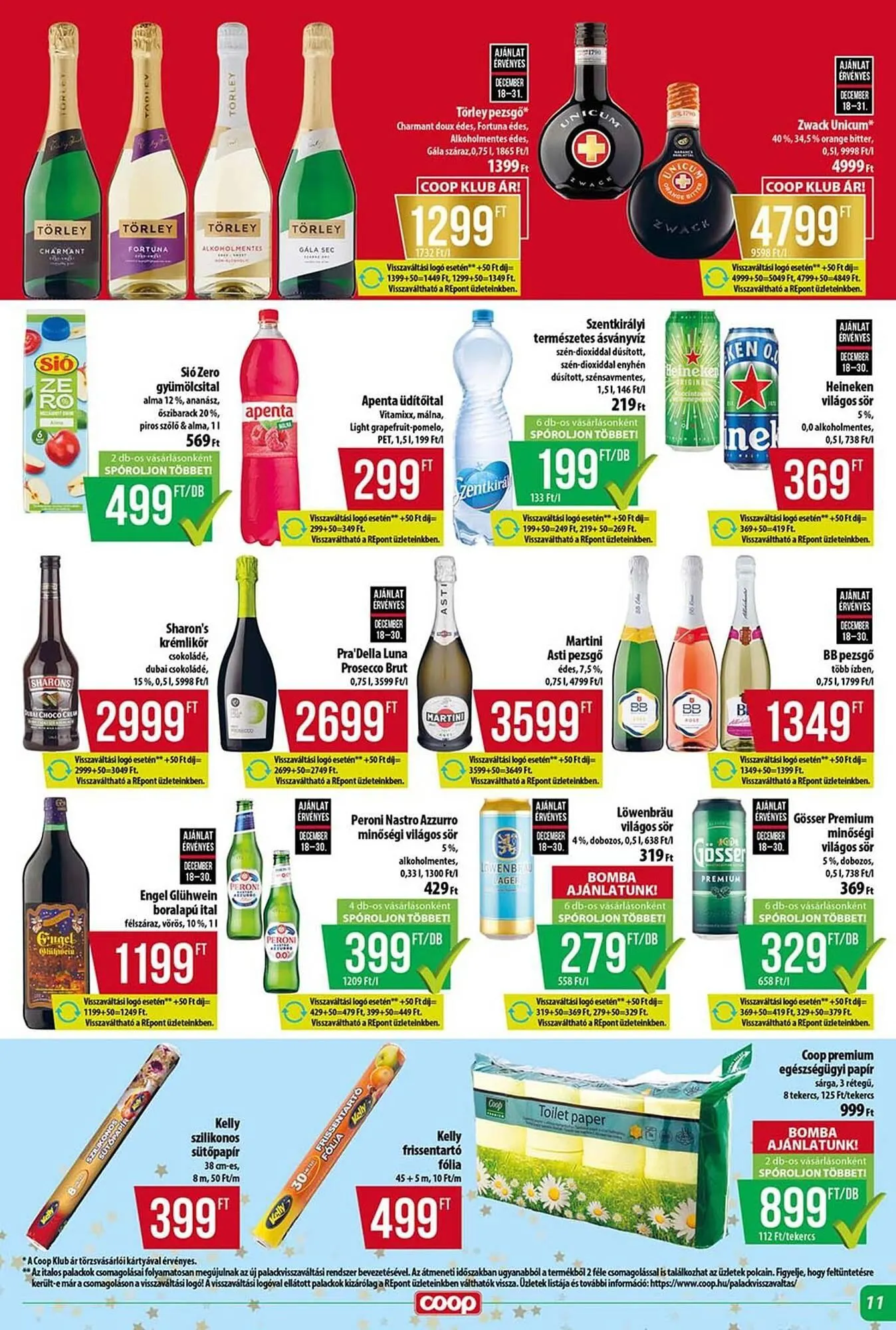 Katalógus Coop akciós újság december 18.-tól december 23.-ig 2025. - Oldal 11