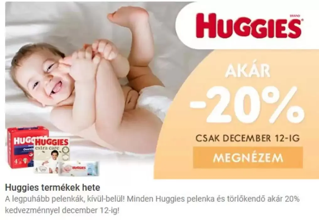 Huggies termékek hete - 1