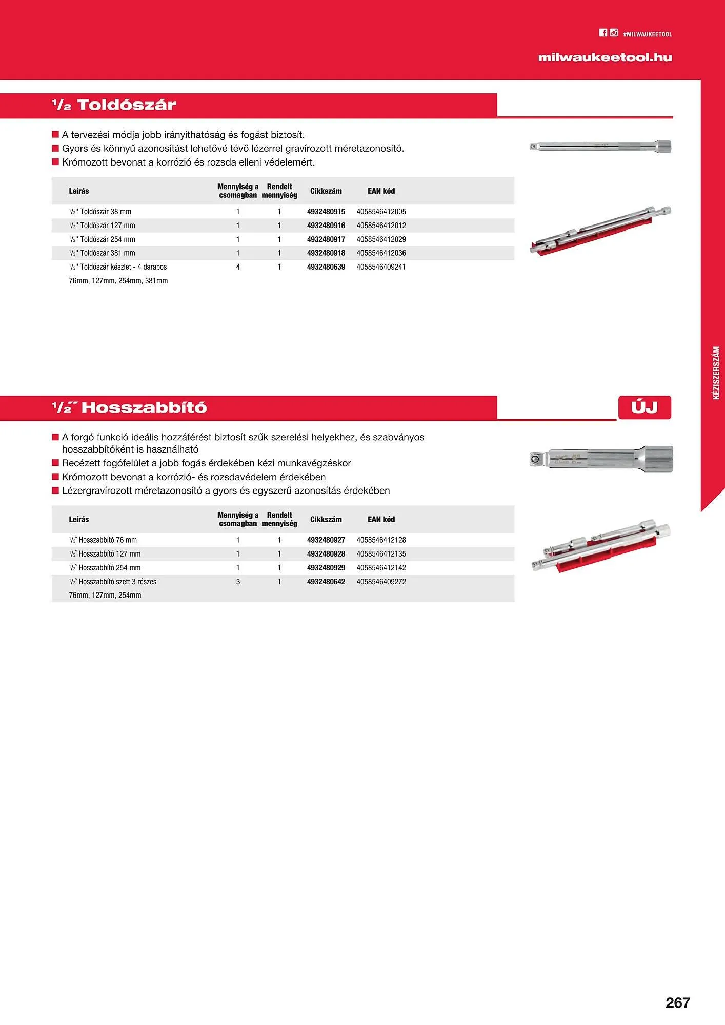 Katalógus Milwaukee akciós újság szeptember 16.-tól december 31.-ig 2025. - Oldal 267