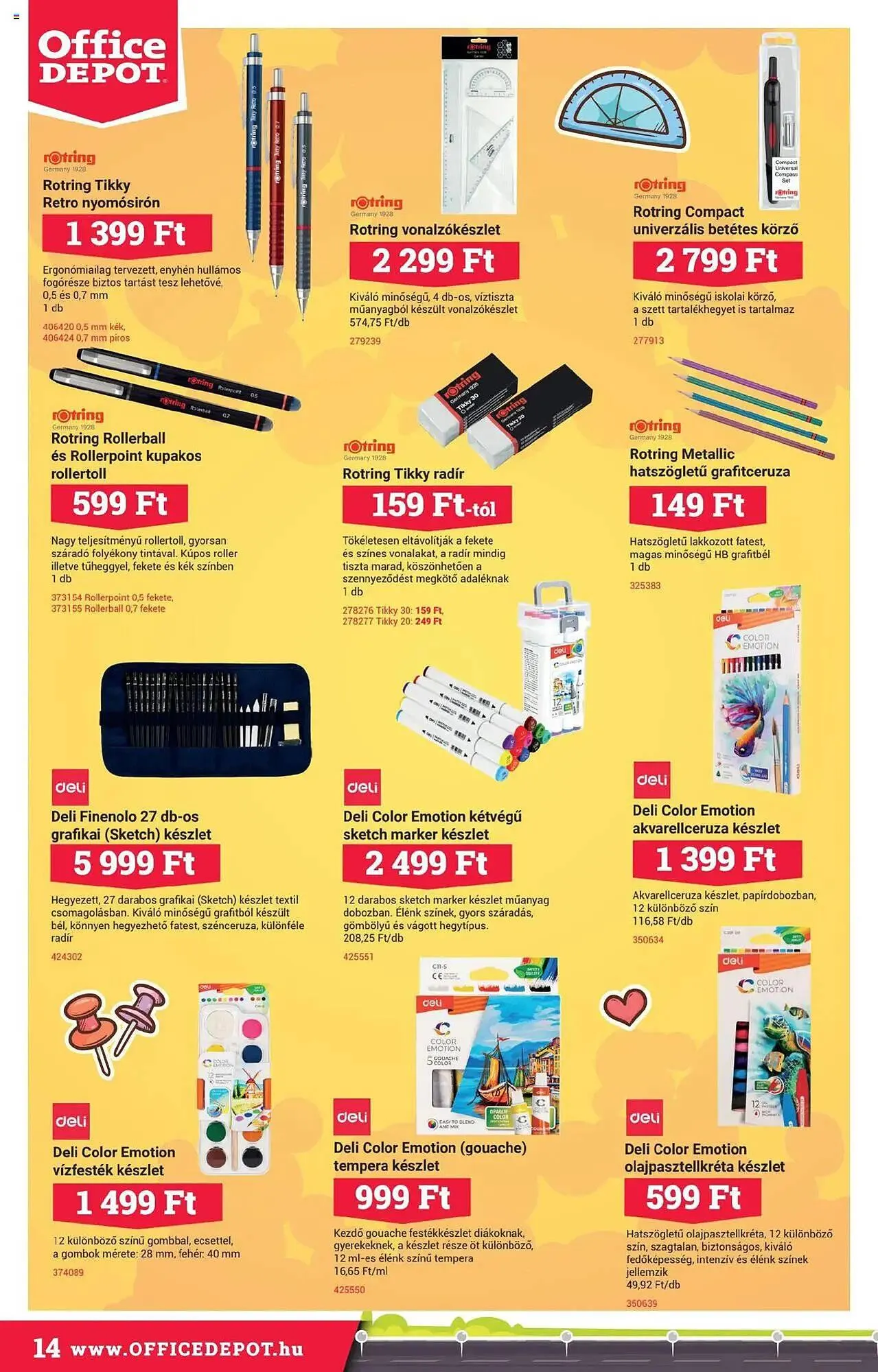 Katalógus Office Depot akciós újság augusztus 11.-tól szeptember 14.-ig 2025. - Oldal 14