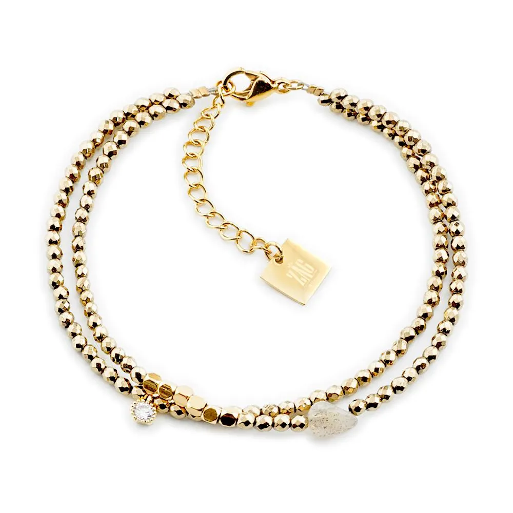 ZAG acél karkötő Tara