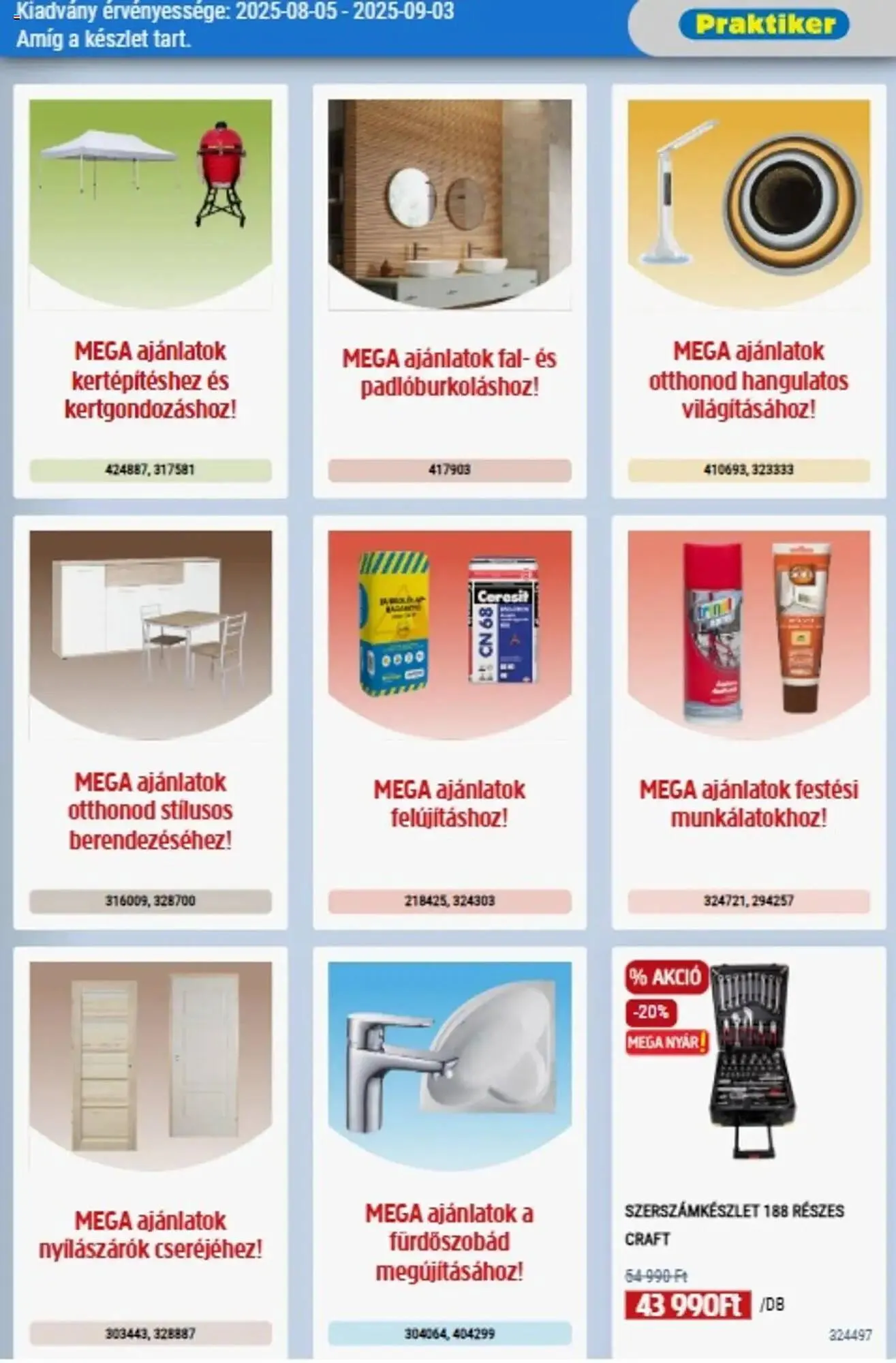 Katalógus Praktiker akciós újság augusztus 5.-tól szeptember 3.-ig 2025. - Oldal 3